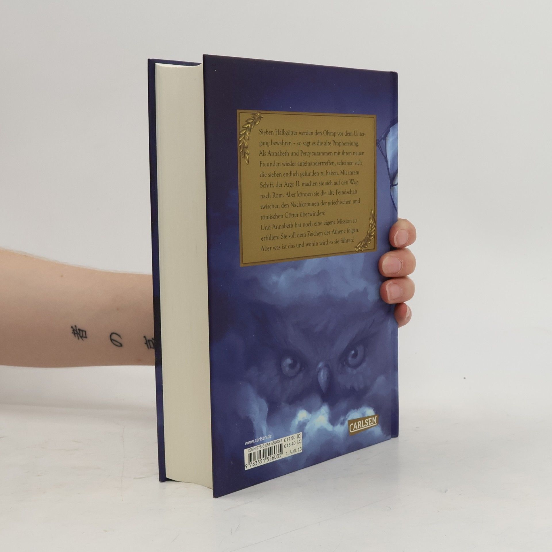 Rick Riordan Helden des Olymp 3: Das Zeichen der Athene