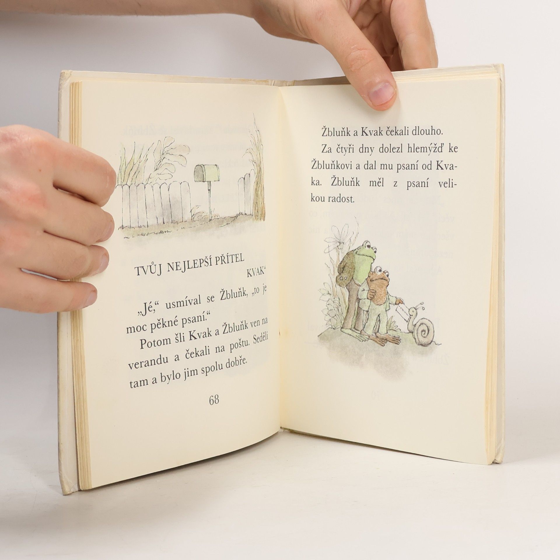 Arnold Lobel Kvak a Žbluňk jsou kamarádi