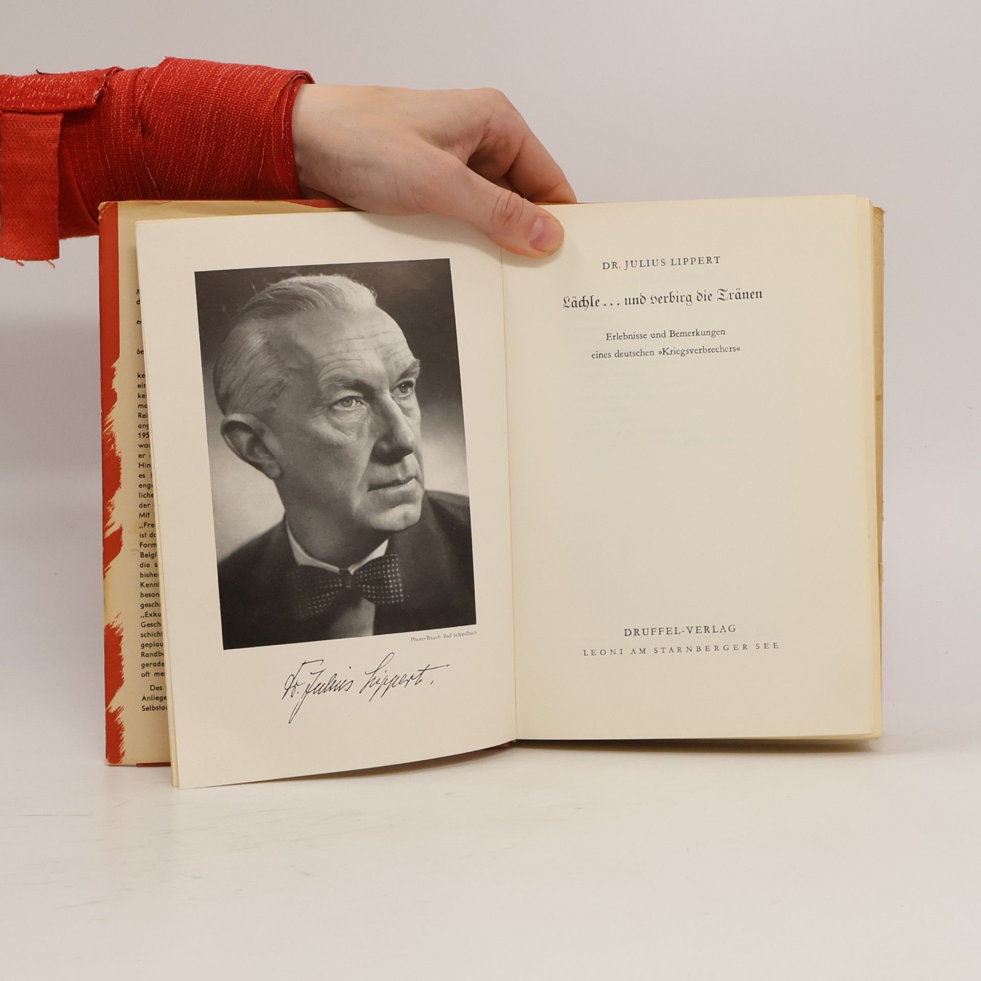 Julius Lippert Lächle und verbirg die Tränen