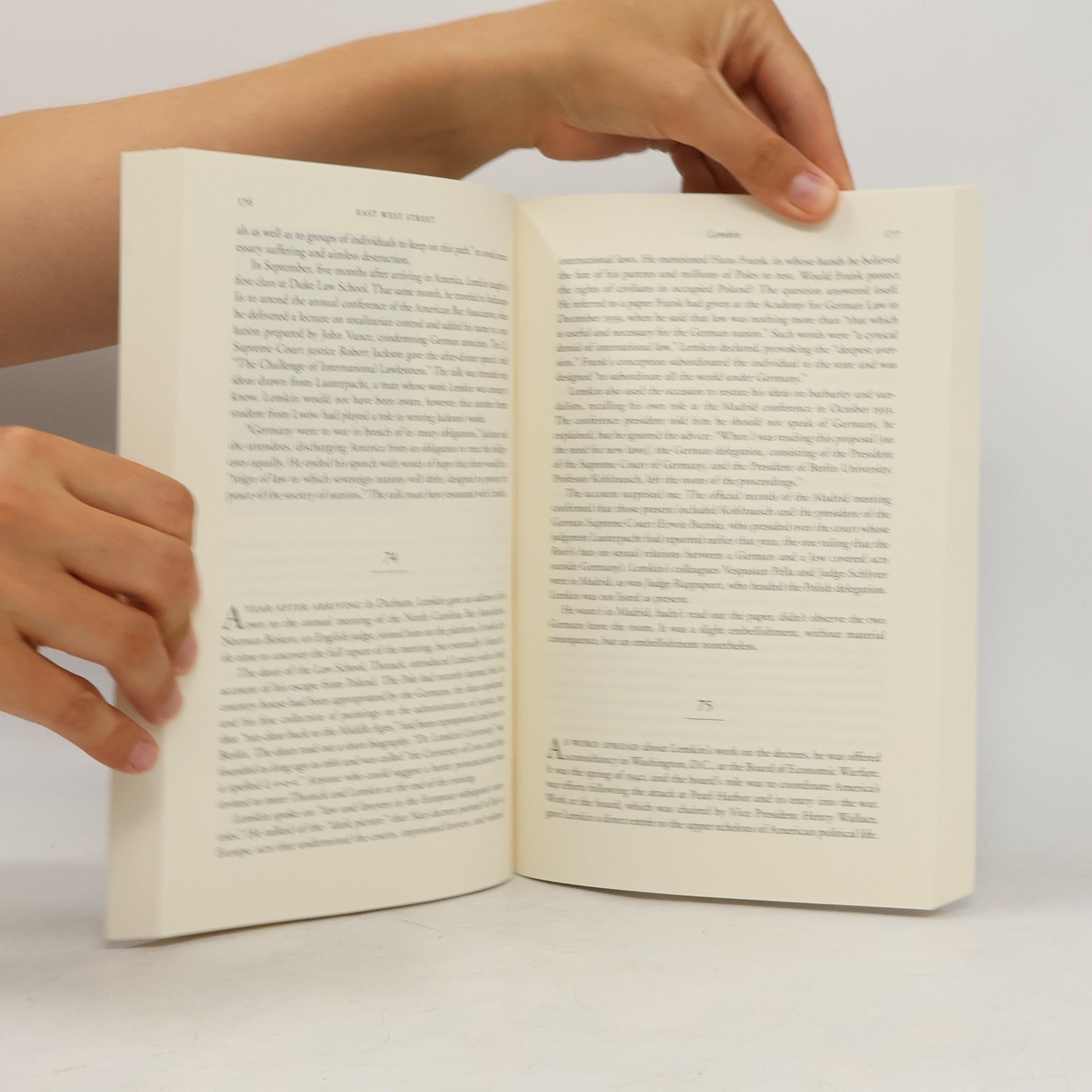 Philippe Sands East West Street: On the Origins of Genocide and Crimes Against Humanity