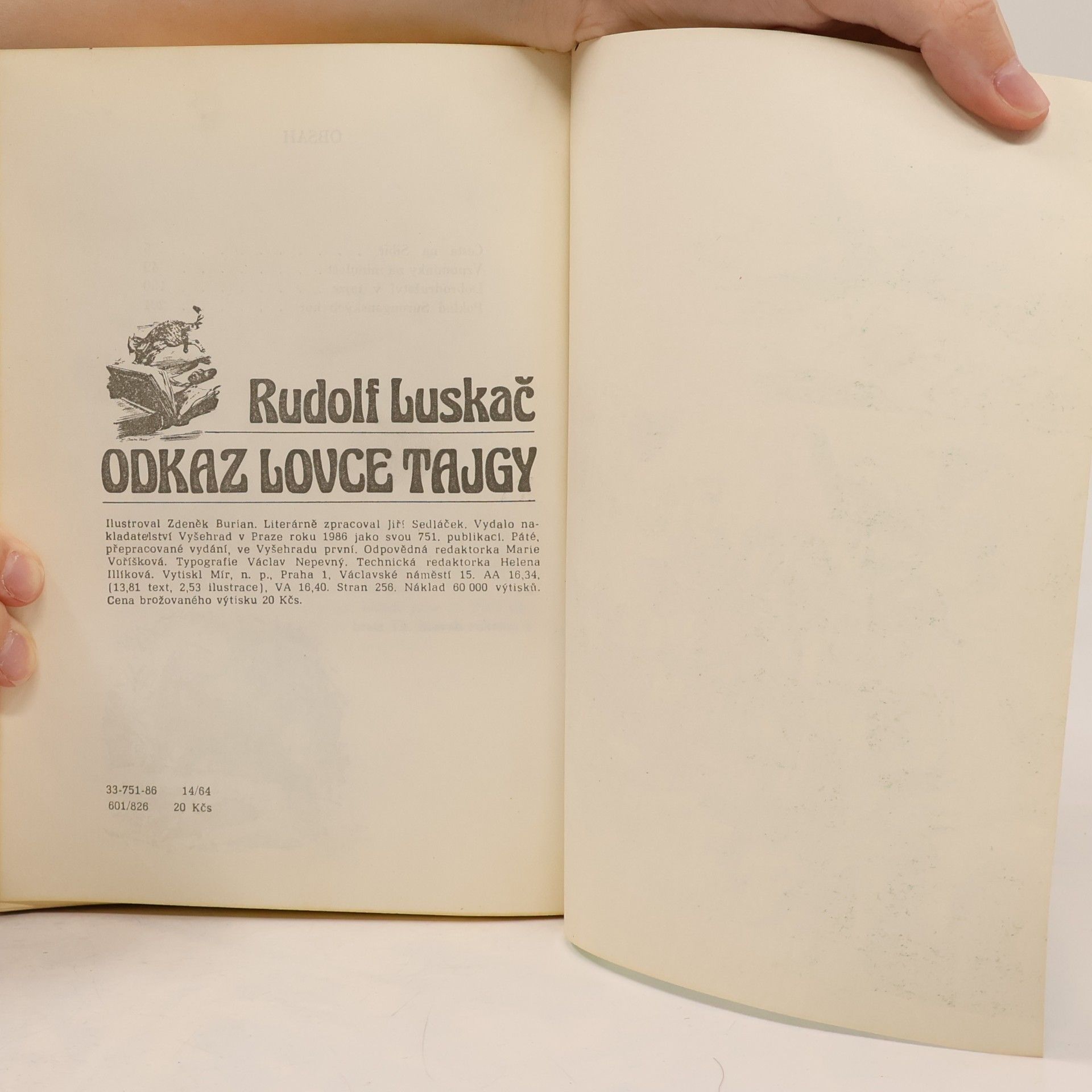 Rudolf Luskač Odkaz lovce tajgy