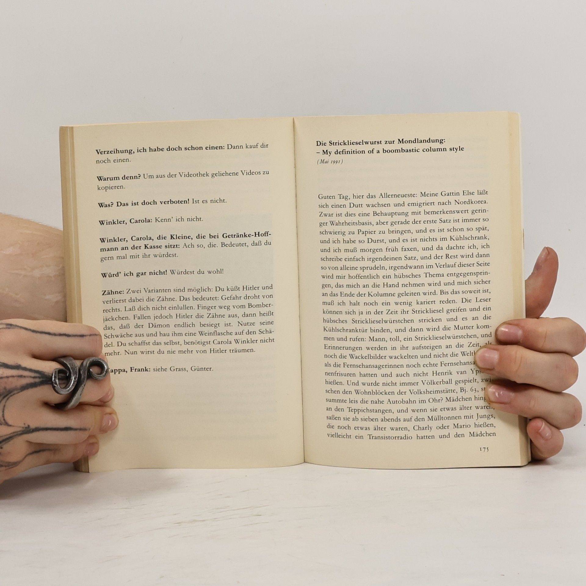 Max Goldt Quitten für die Menschen zwischen Emden und Zittau : aus Onkel Max' Kulturtagbuch