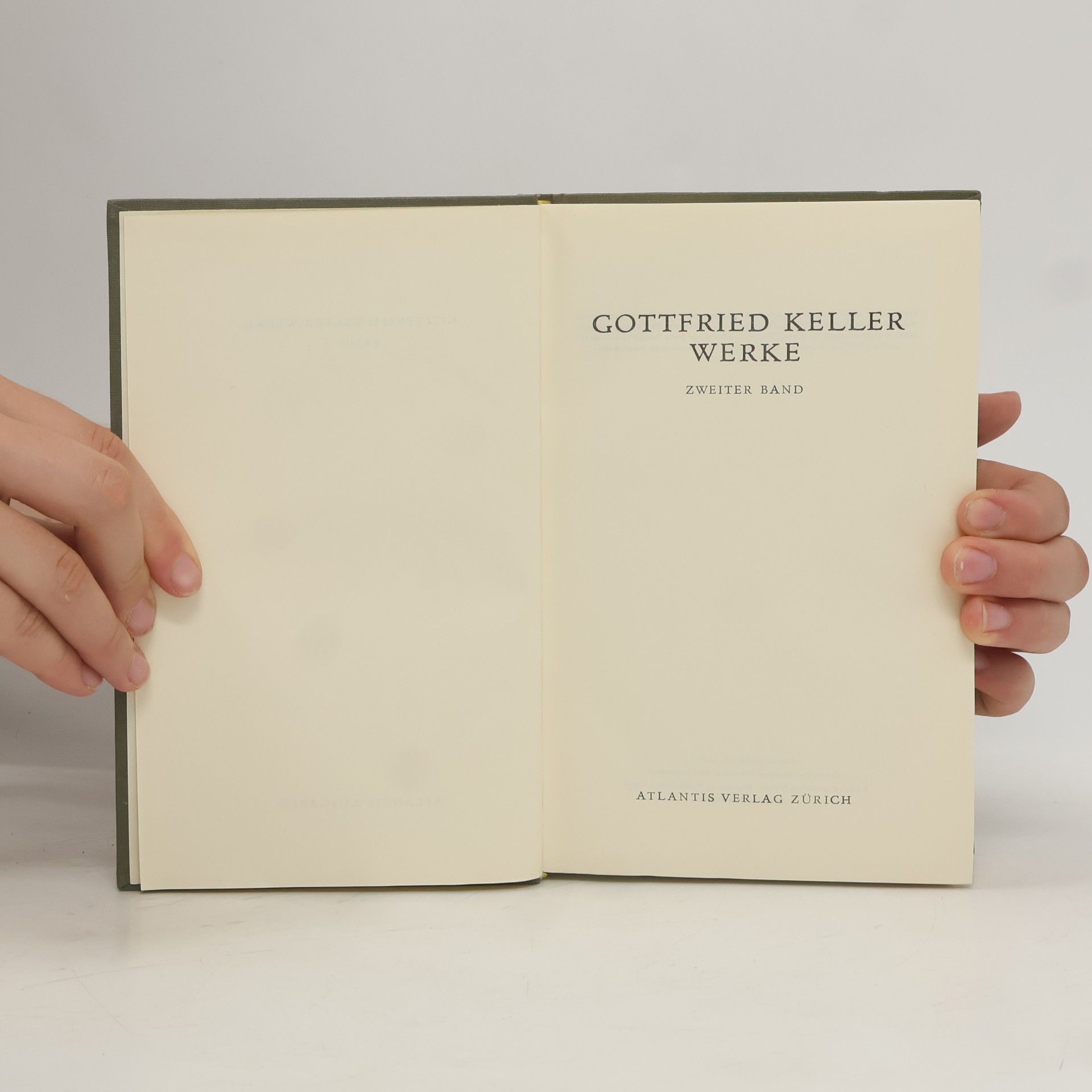 Gottfried Keller Gottfried Keller Werke. Band 2