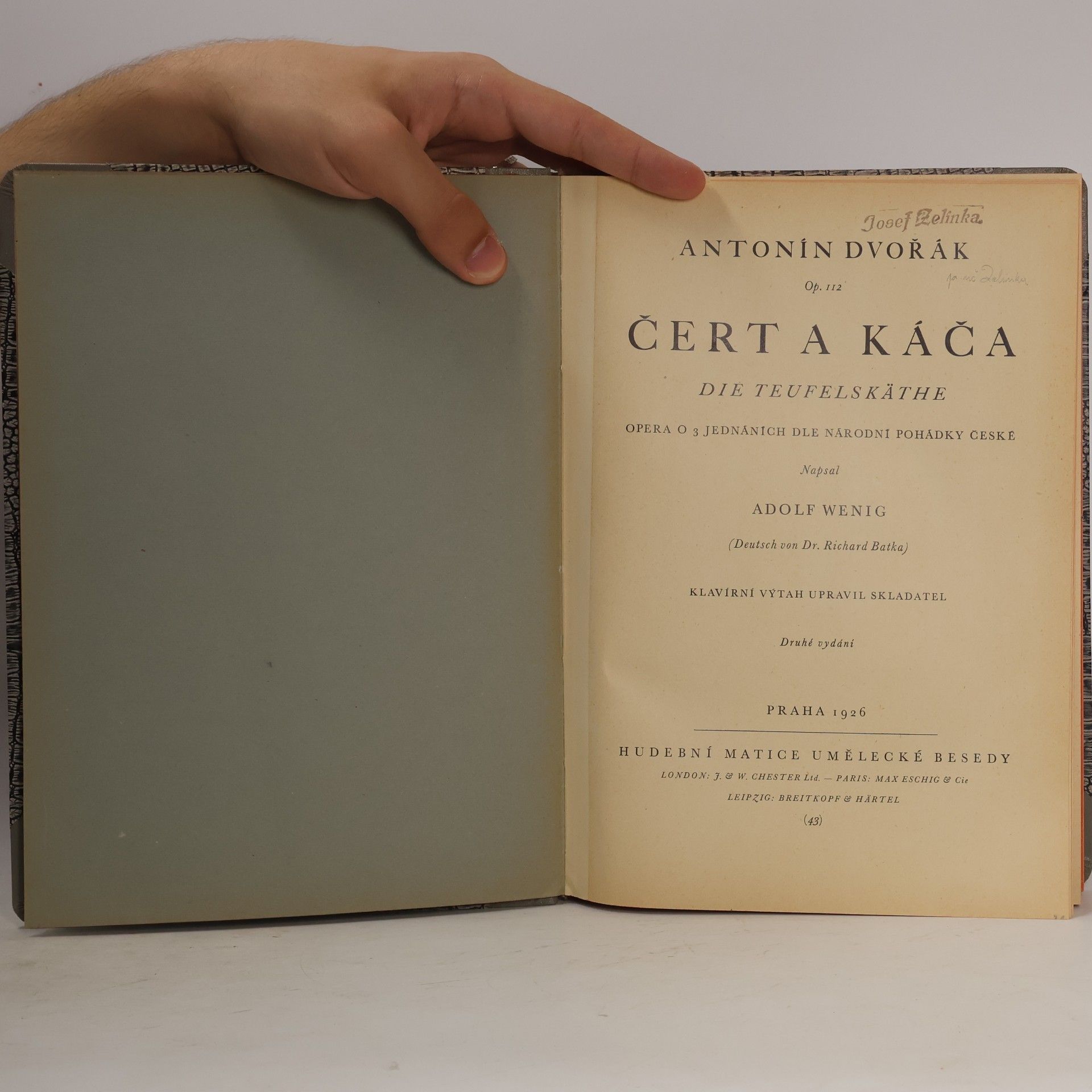 Antonín Dvořák Čert a Káča