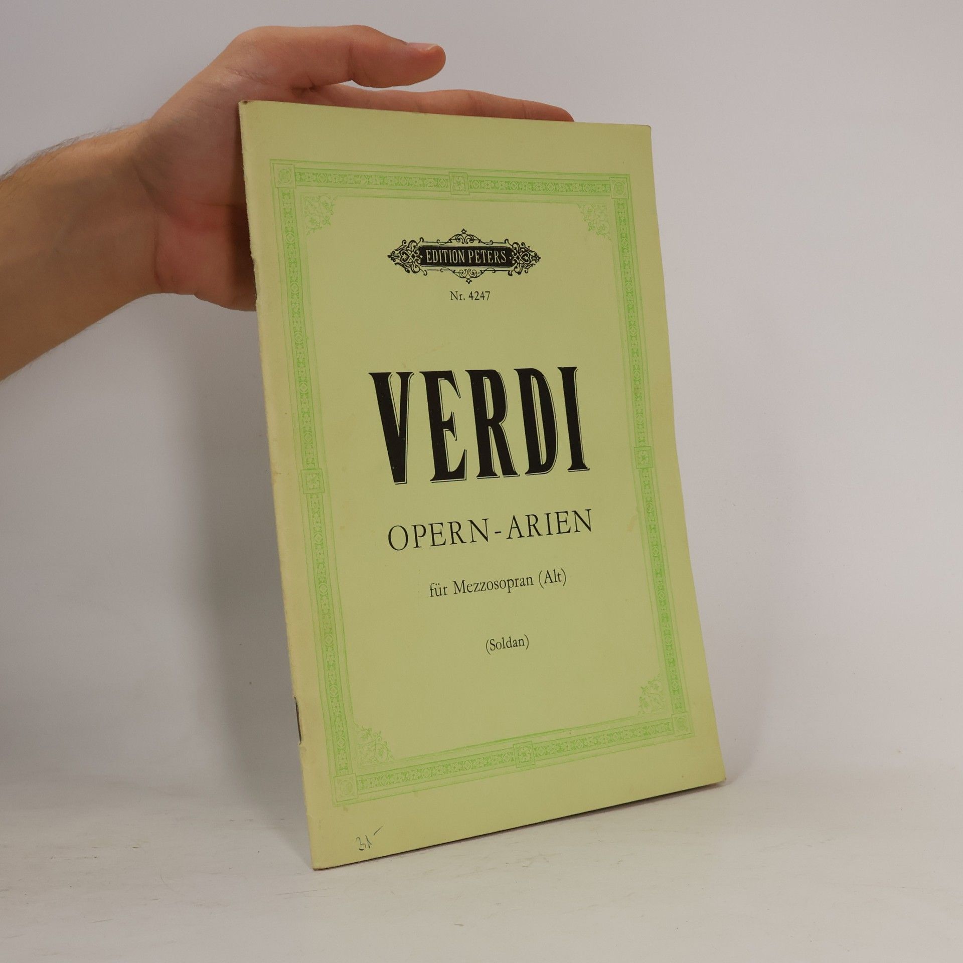 Giuseppe Verdi Ausgewählte Opern-Arien für Mezzosopran (Alt)