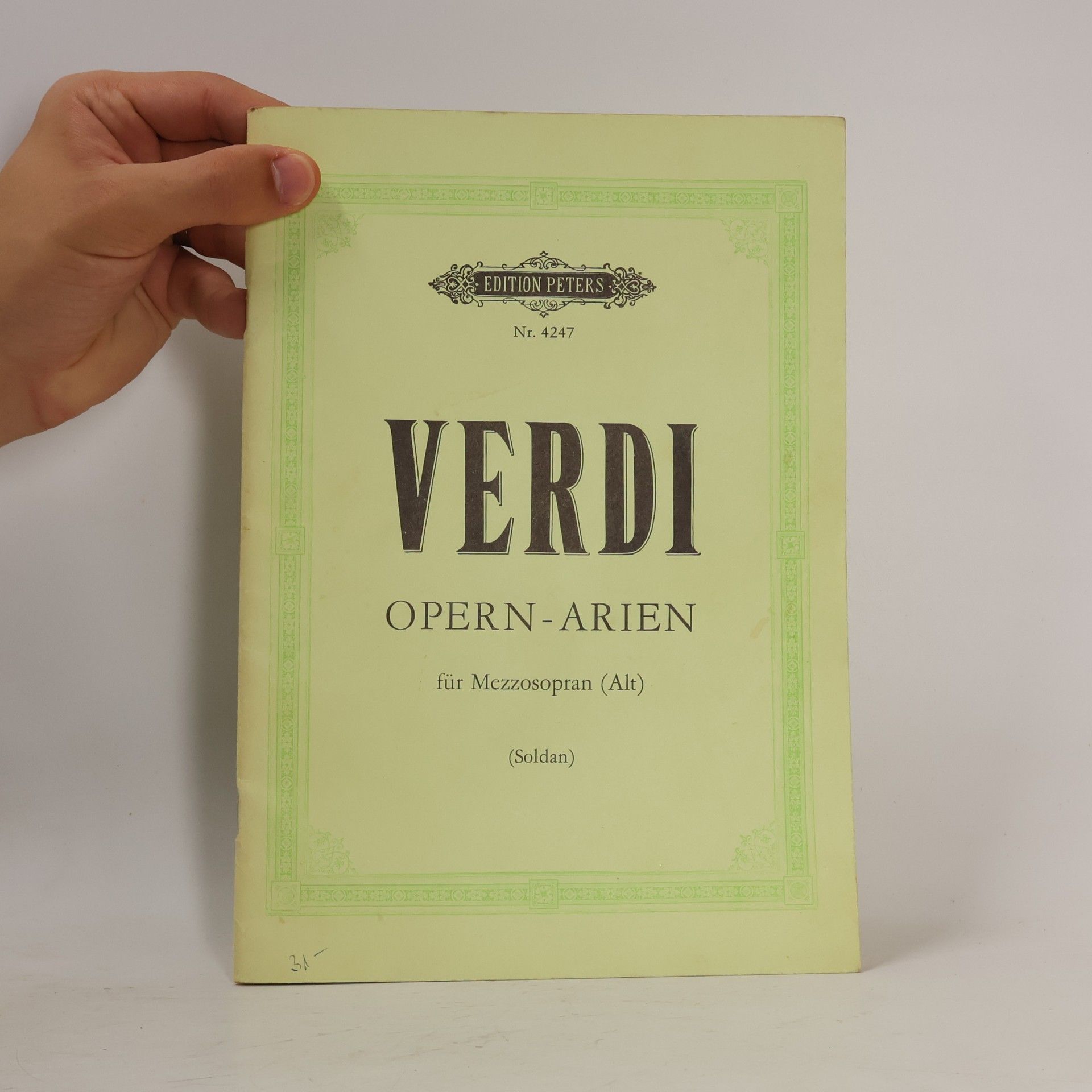 Giuseppe Verdi Ausgewählte Opern-Arien für Mezzosopran (Alt)