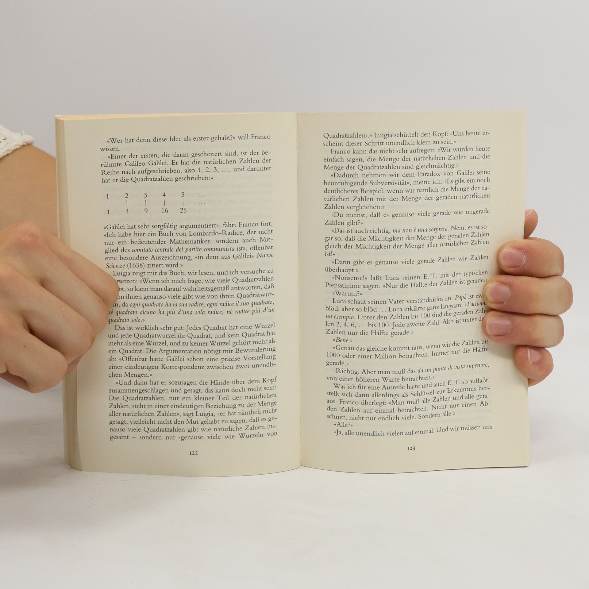Albrecht Beutelspacher Pasta all'infinito