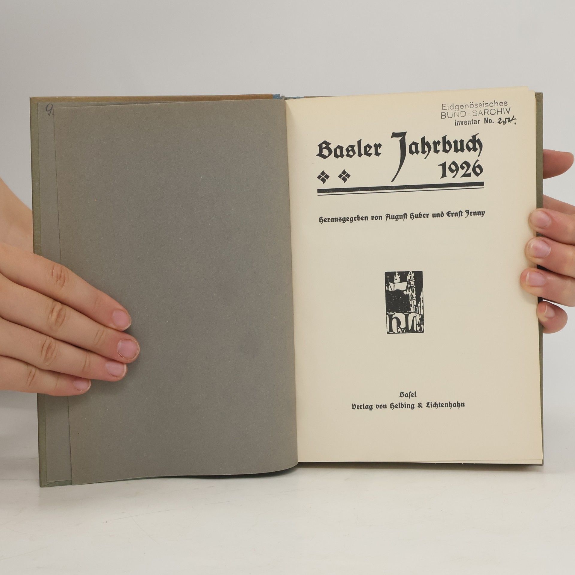 AA.VV. Basler Jahrbuch 1926