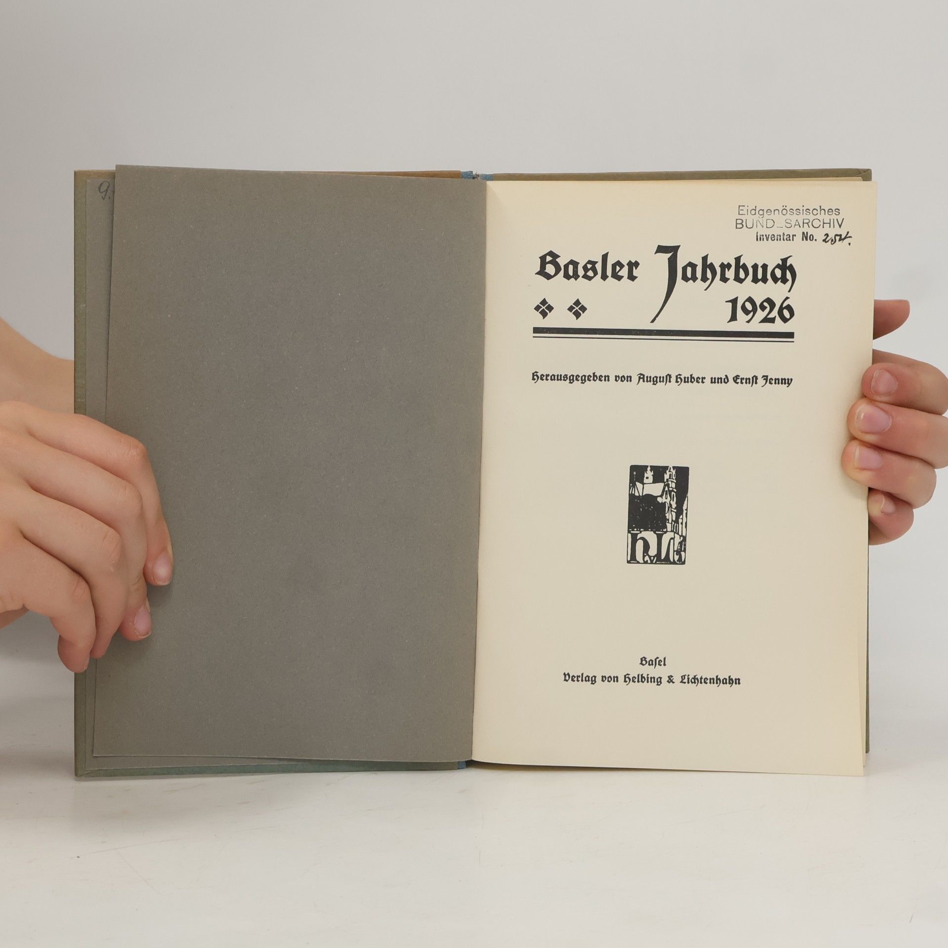 AA.VV. Basler Jahrbuch 1926