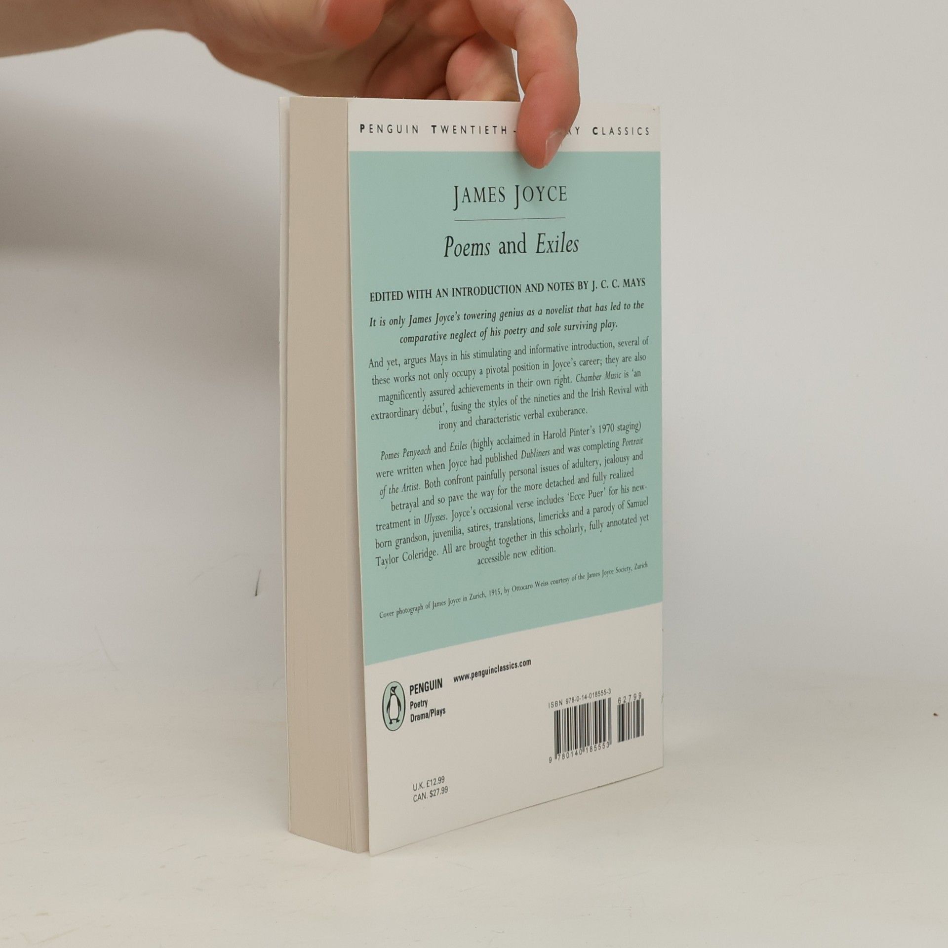 James Joyce Poems and Exiles
