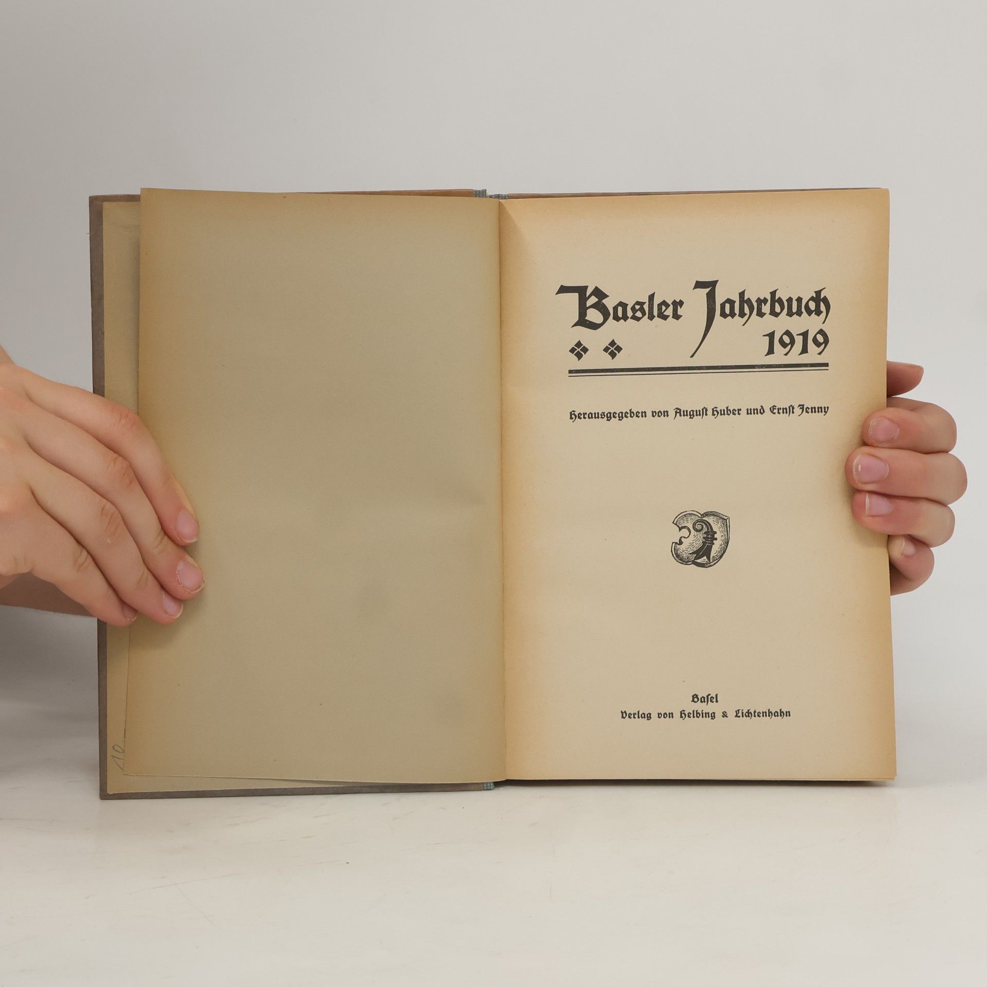 AA.VV. Basler Jahrbuch 1919