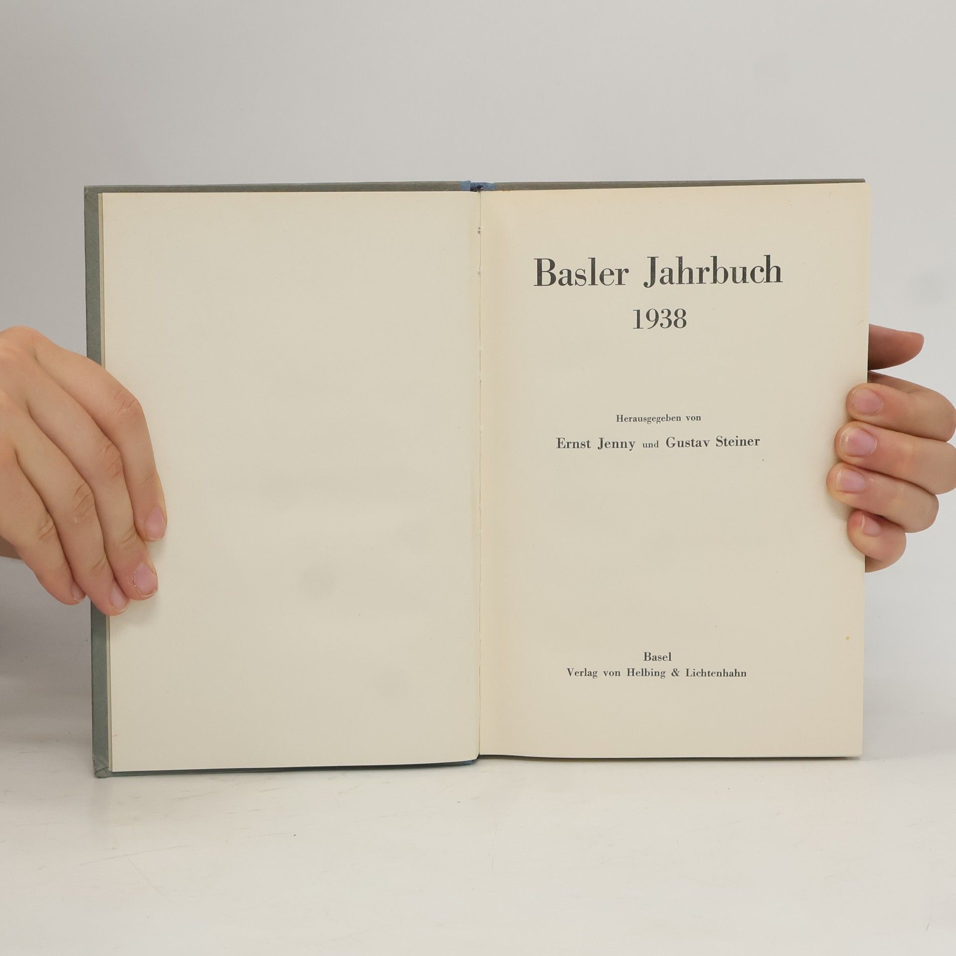 Autorenkollektiv Basler Jahrbuch 1938