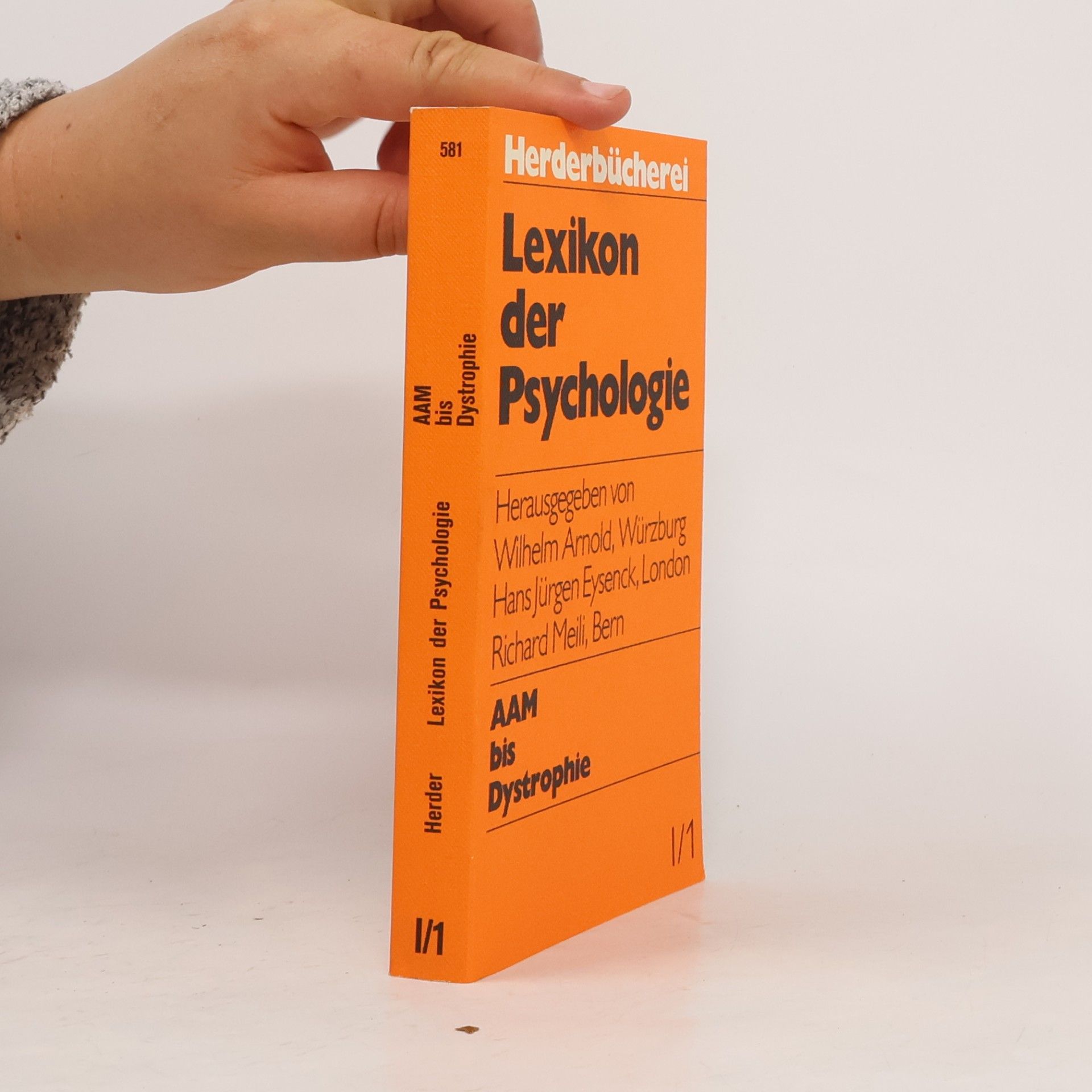 Wilhelm Arnold Lexikon der Psychologie