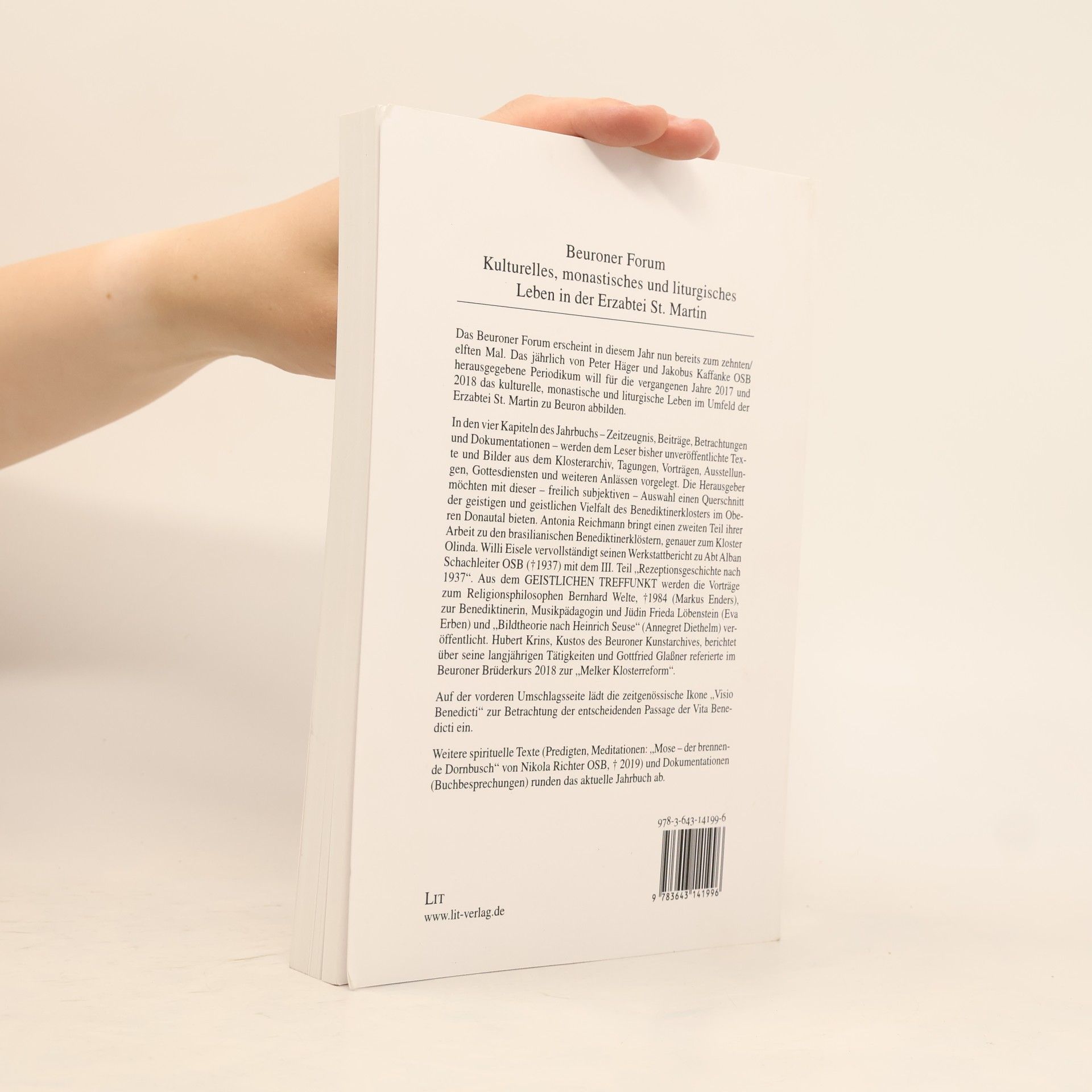 Peter Hager Beuroner Forum Edition 2018/2019
