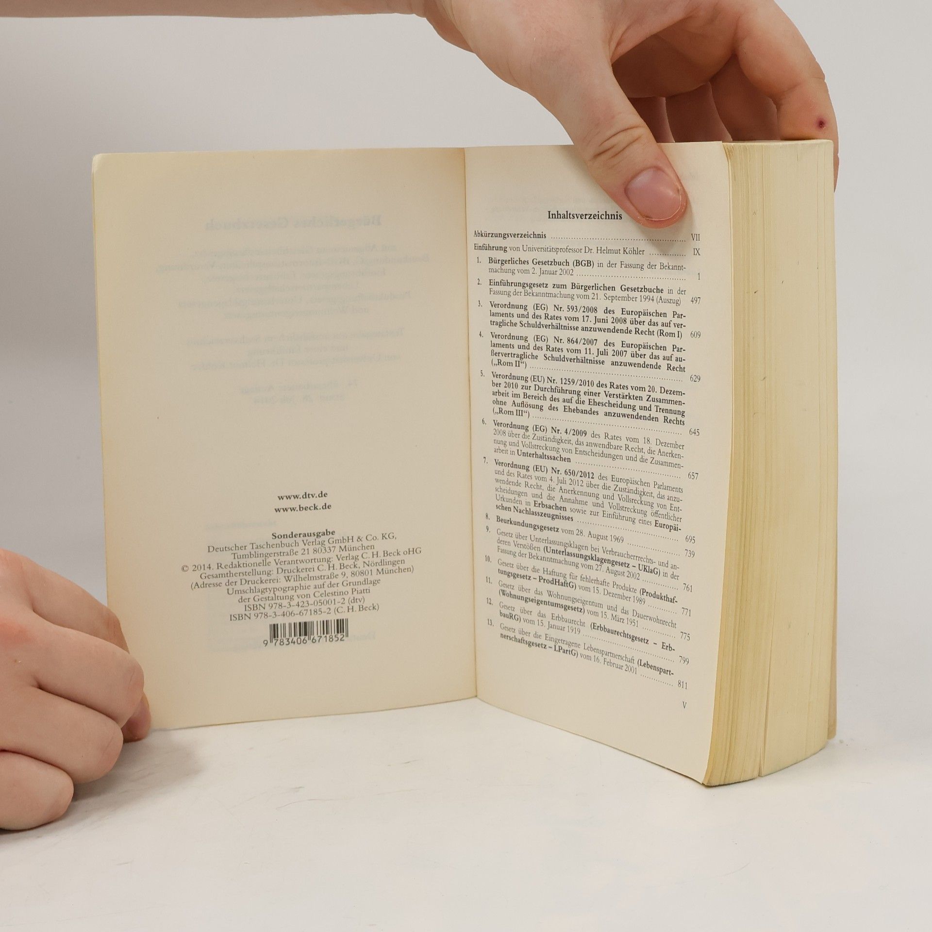 Beck-Texte - 74: Bürgerliches Gesetzbuch
