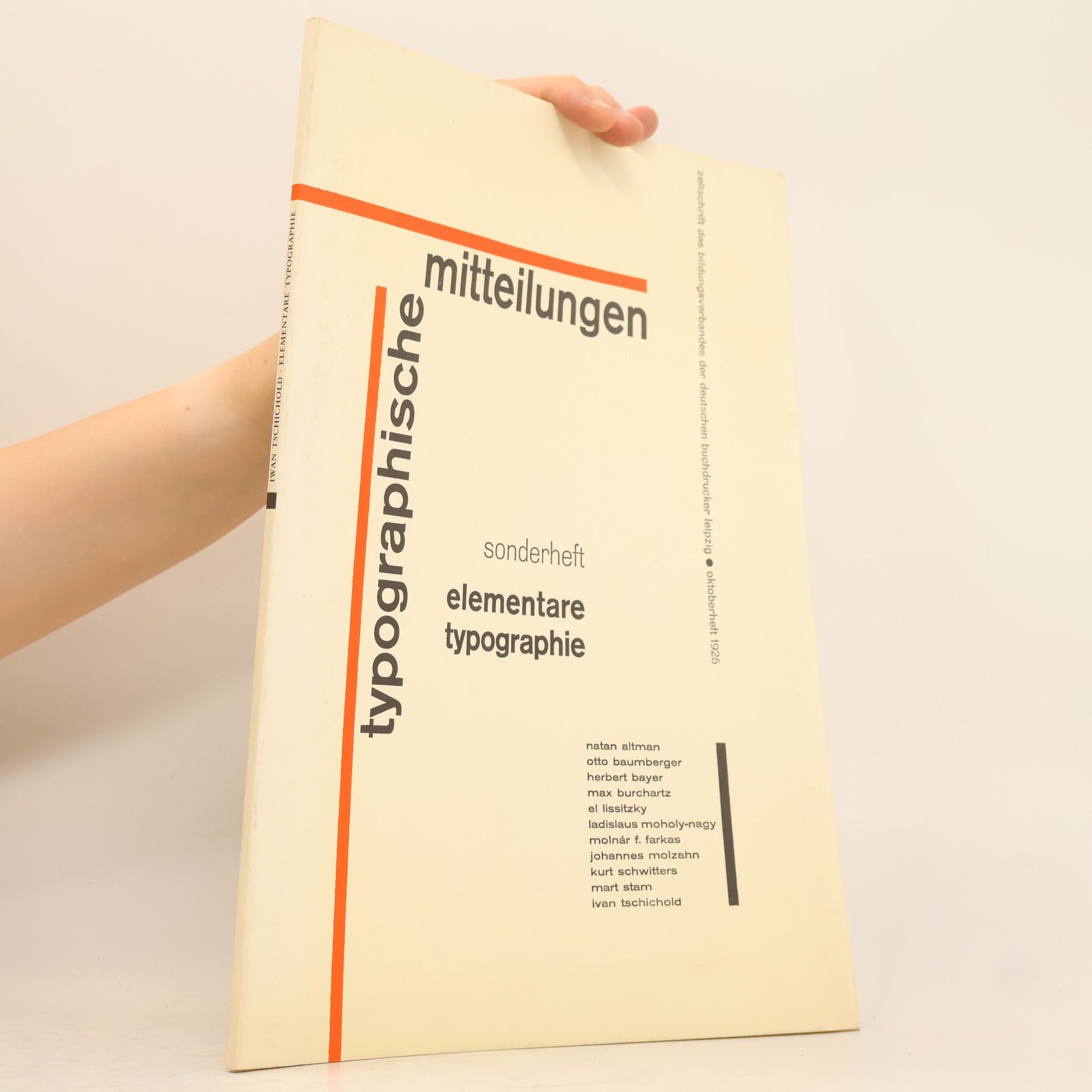 Typographische Mitteilungen: Elementare Typographie - Sonderheft - Oktoberheft 1925