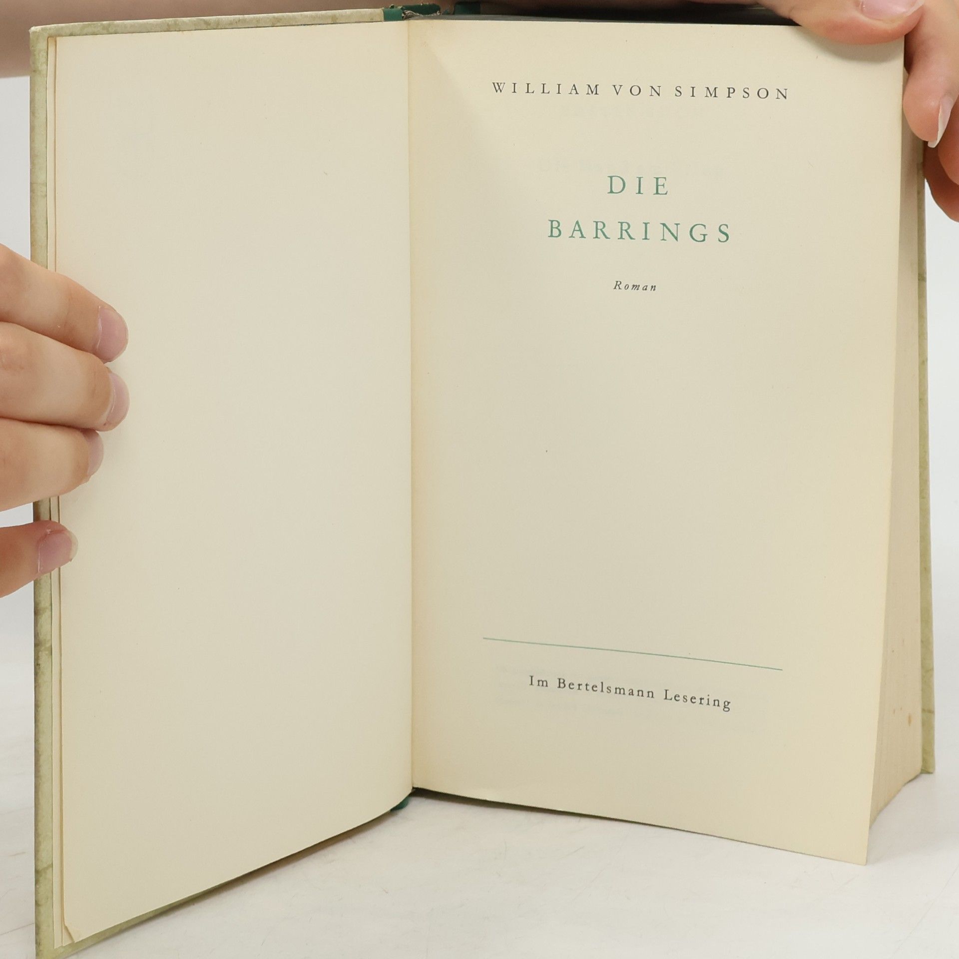 William von Simpson Die Barrings