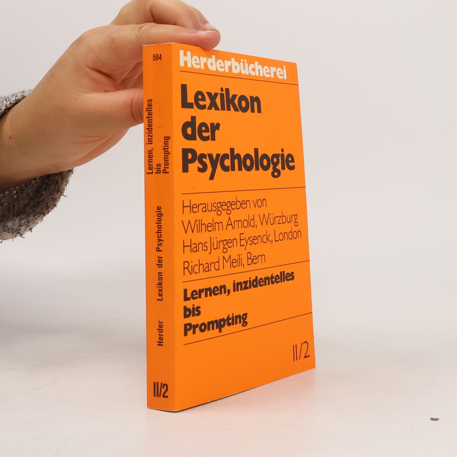 Wilhelm Arnold Herderbücherei - 2/2: Lexikon der Psychologie