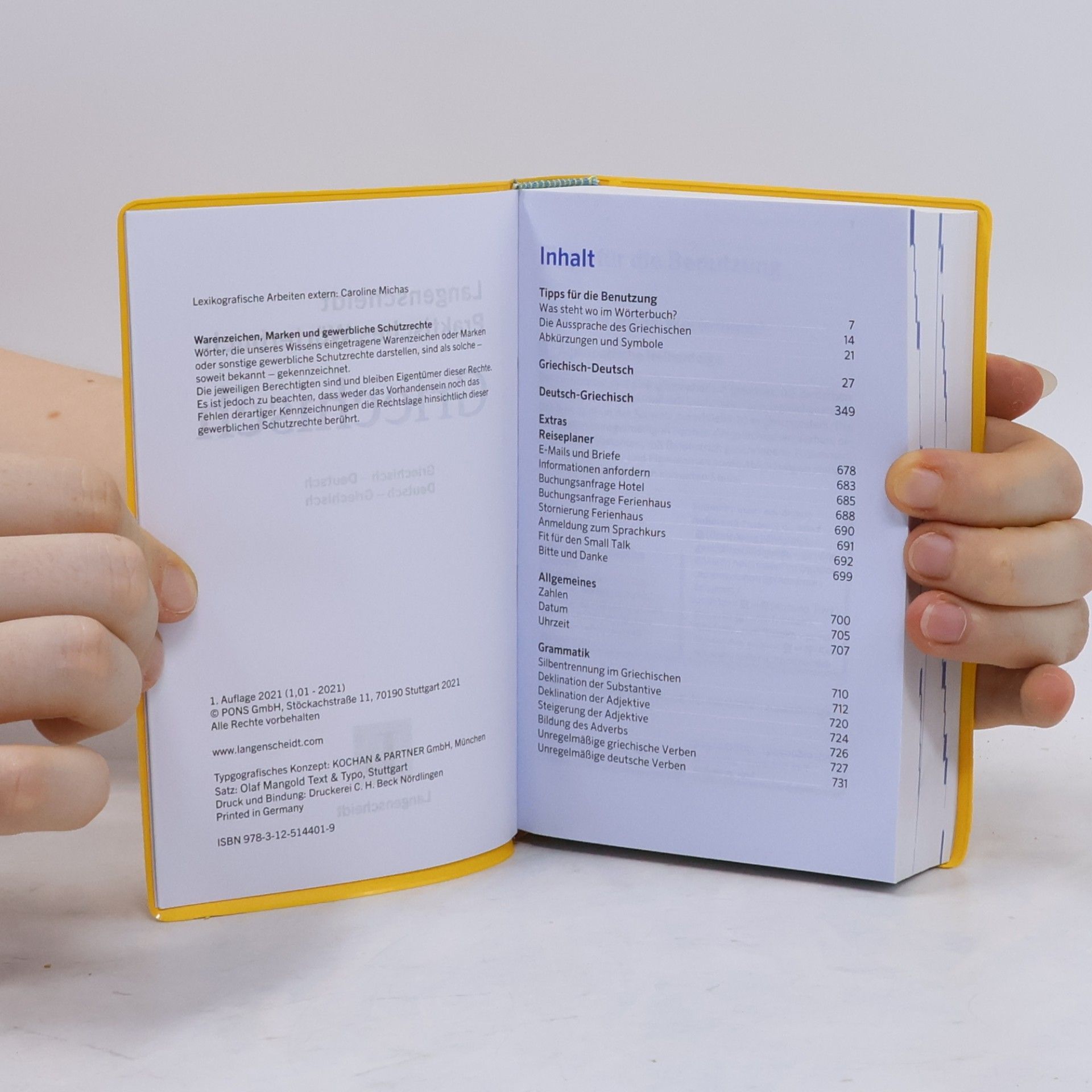 Langenscheidt Praktisches Wörterbuch Griechisch