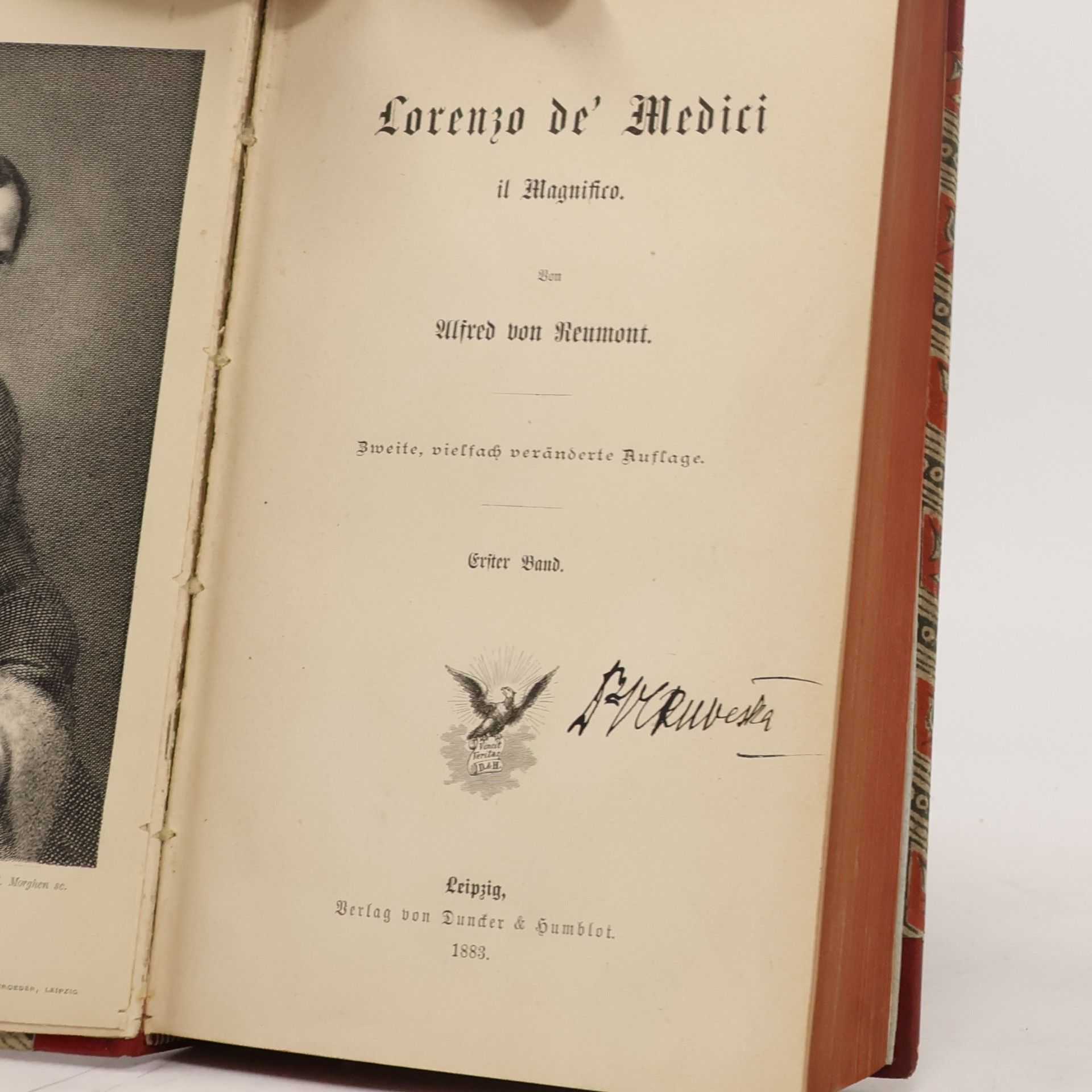 Alfred von Reumont Lorenzo de' Medici il Magnifico