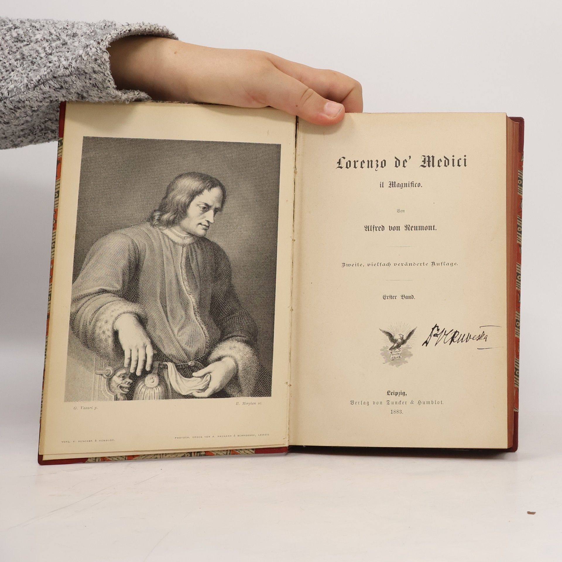 Alfred von Reumont Lorenzo de' Medici il Magnifico