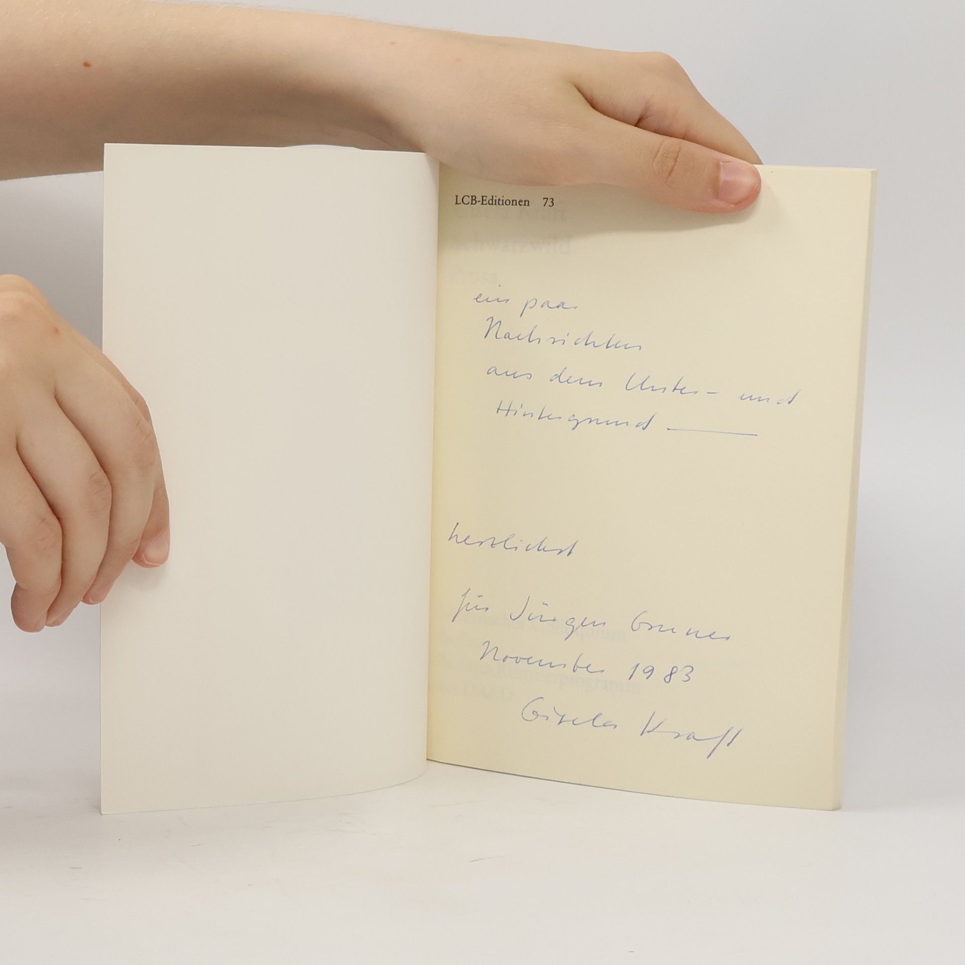 Gisela Kraft-Schneider Schwarzwild