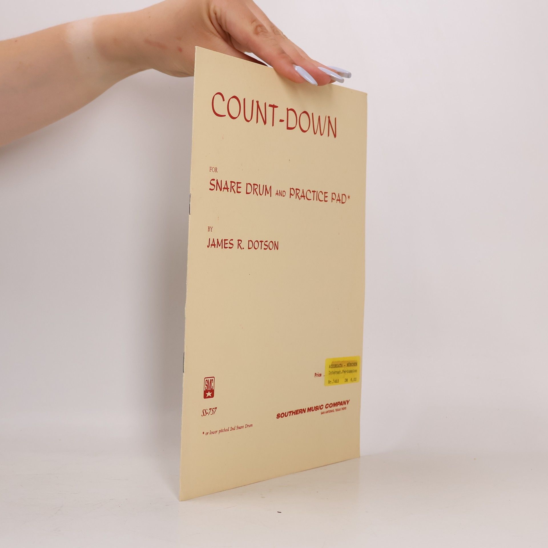 James R. Dotson Count-Down for Snare Drum and Practice Pad