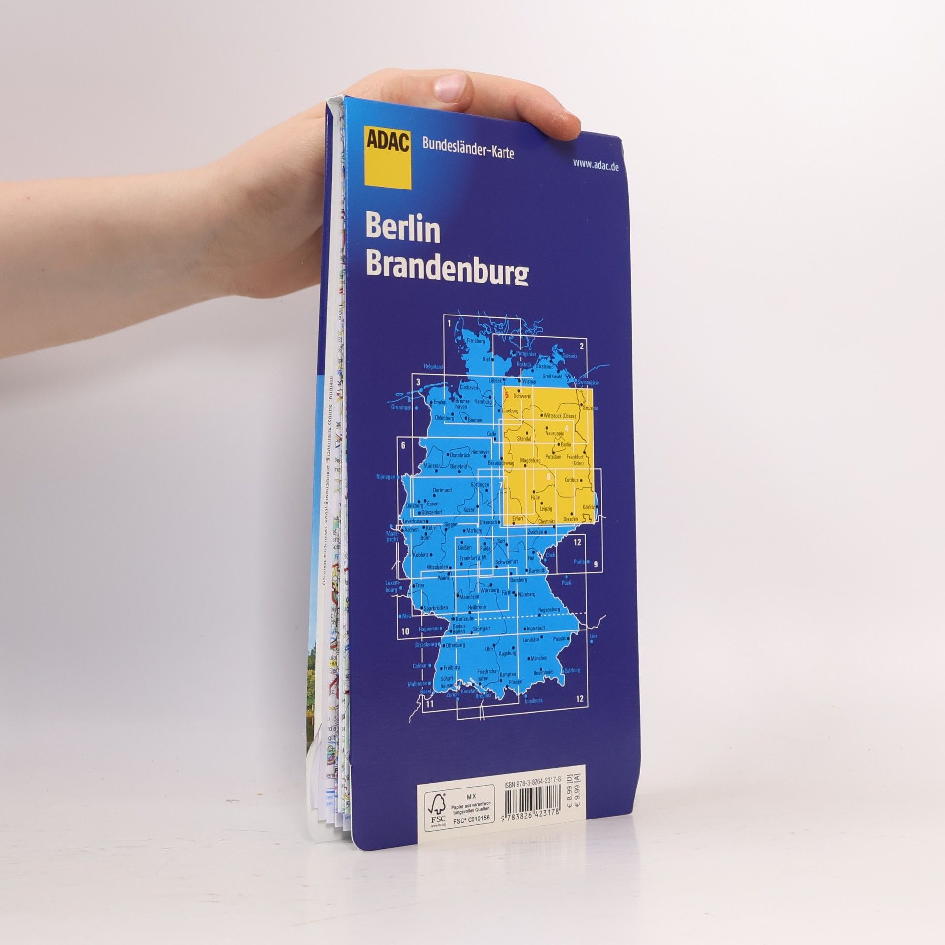 ADAC Bundesländerkarte Deutschland - 5: ADAC Karte Berlin, Brandenburg