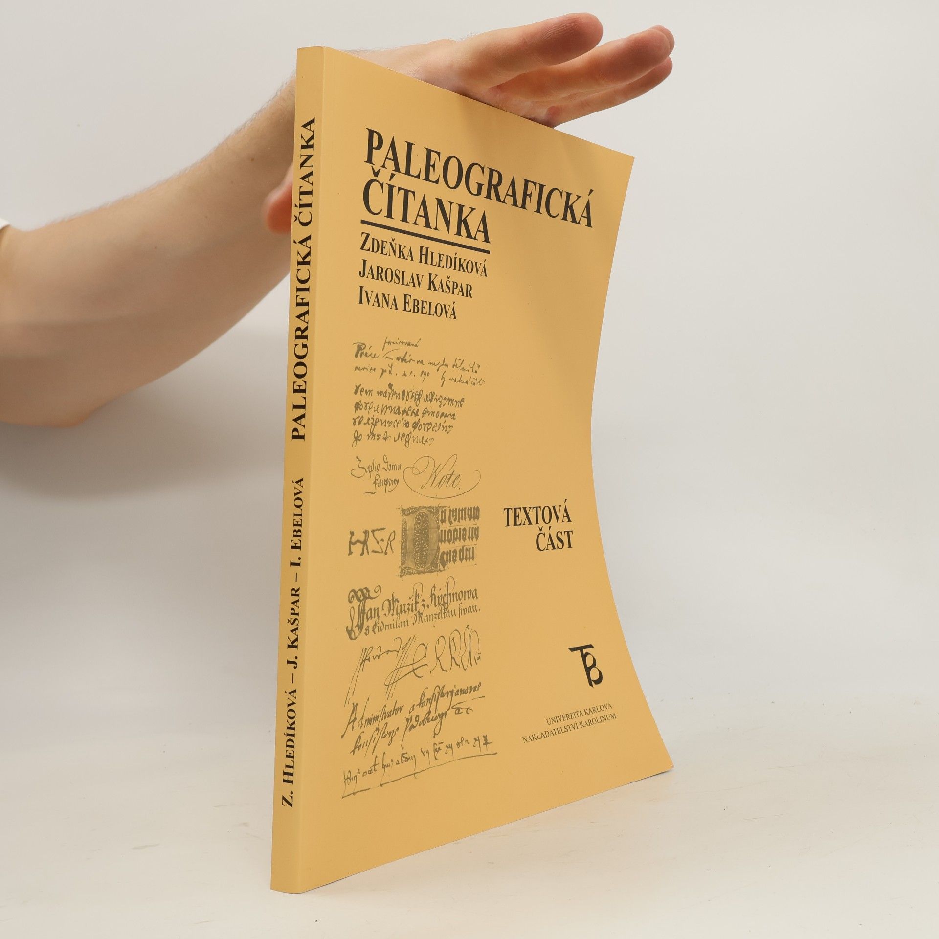 Zdeňka Hledíková Paleografická čítanka. Textová část