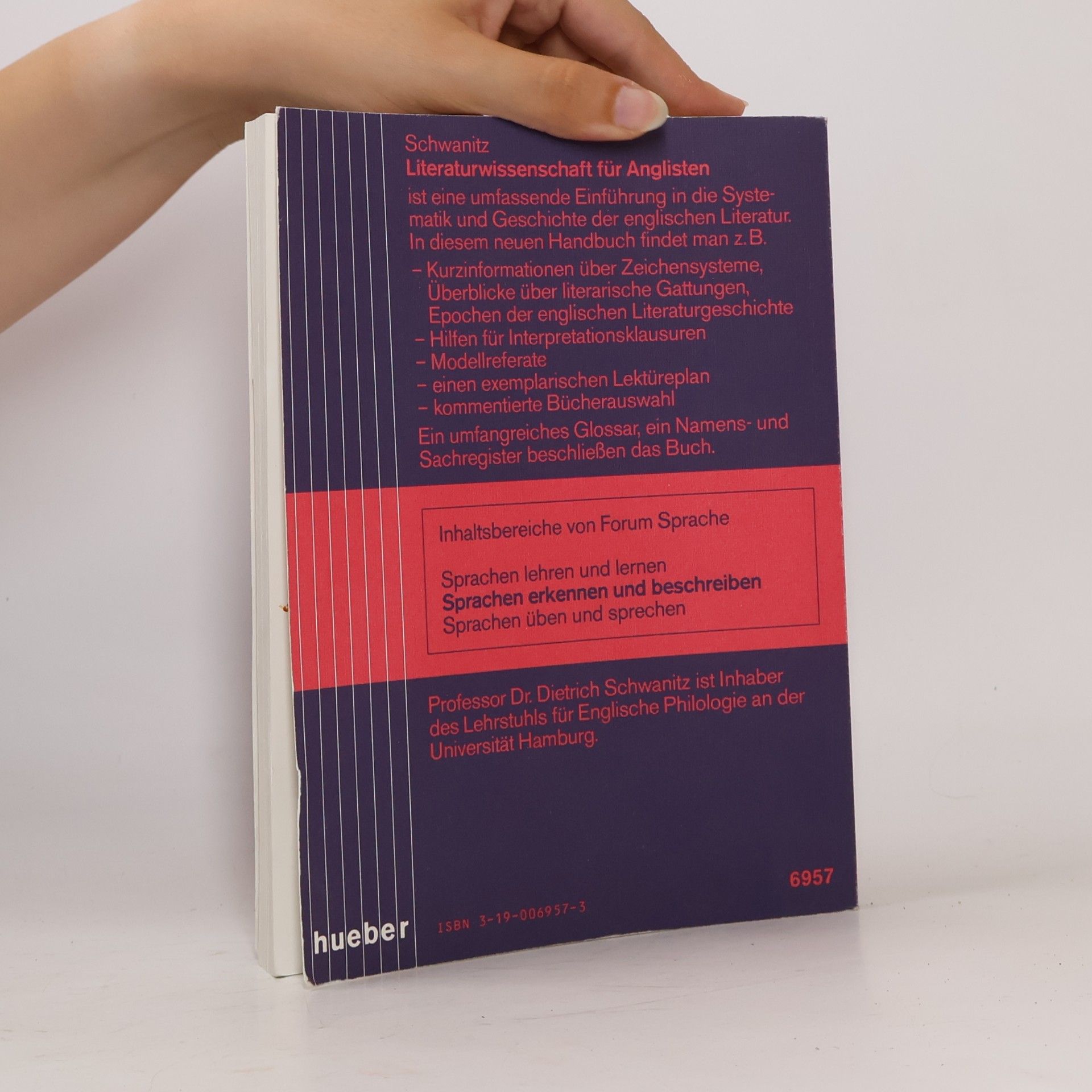Dietrich Schwanitz Literaturwissenschaft für Anglisten