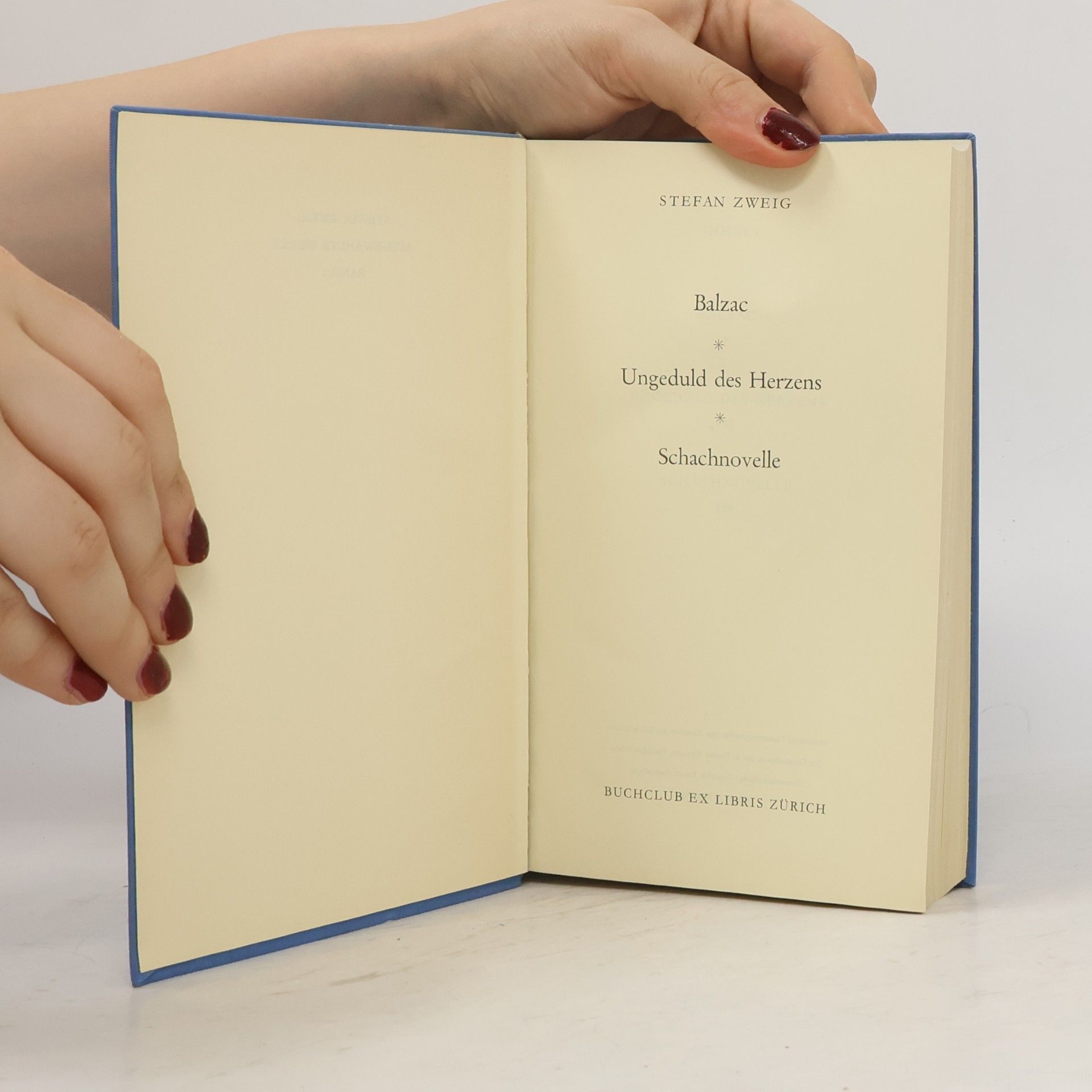 Stefan Zweig Ausgewählte Werken I