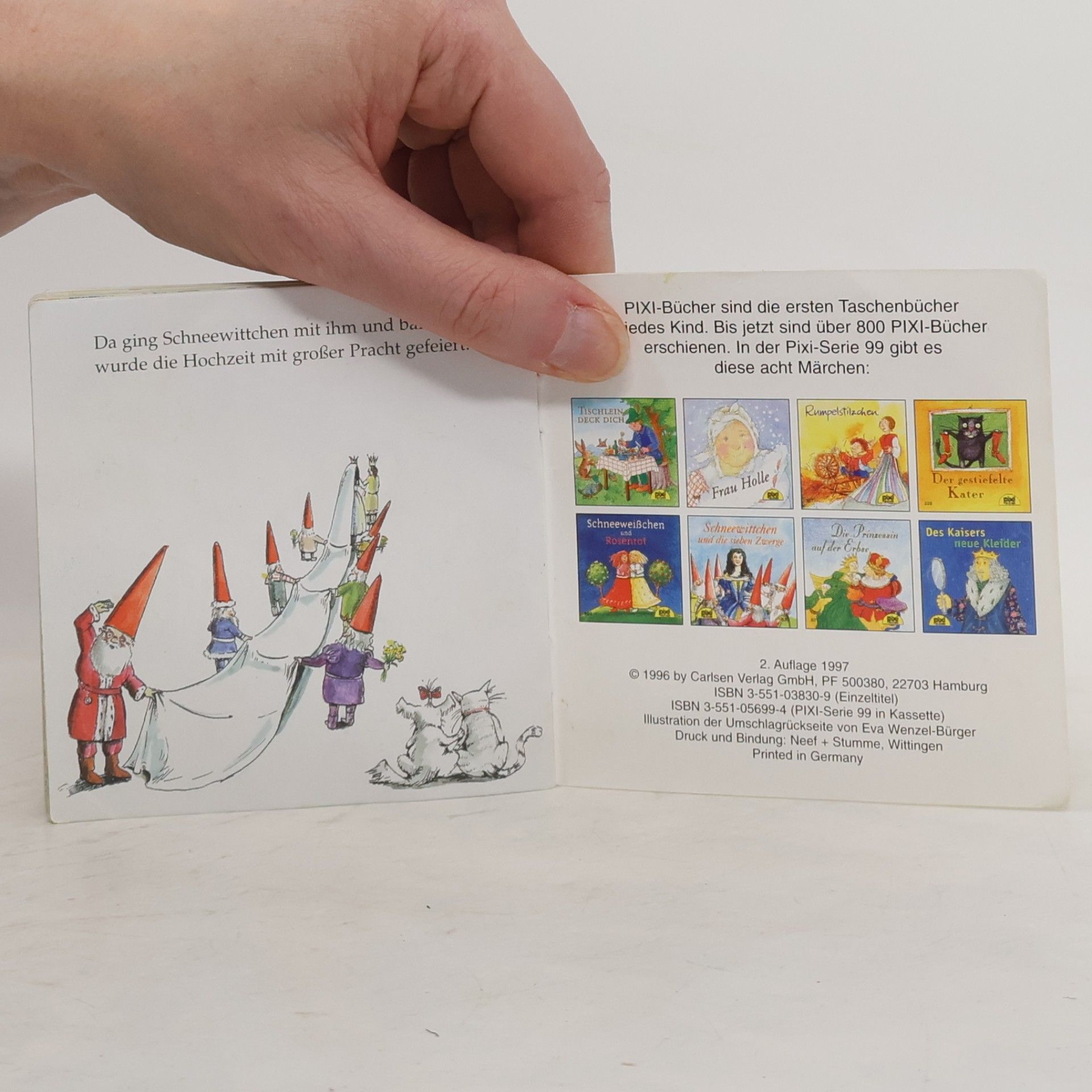 Gebrüder Grimm Pixi Bücher - 830: Schneewittchen und die sieben Zwerge