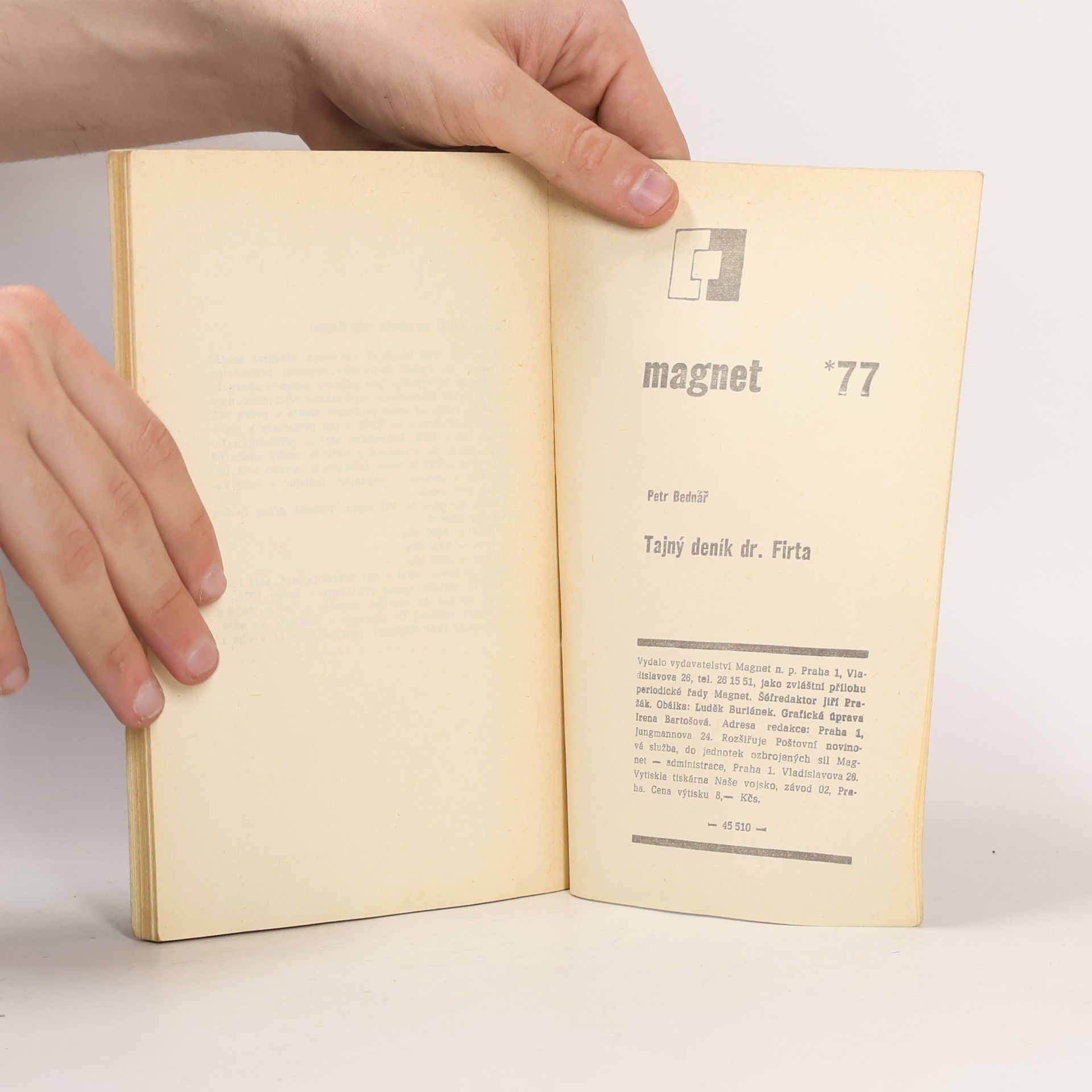 Petr Bednář Magnet 77. Tajný deník Dr. Firta