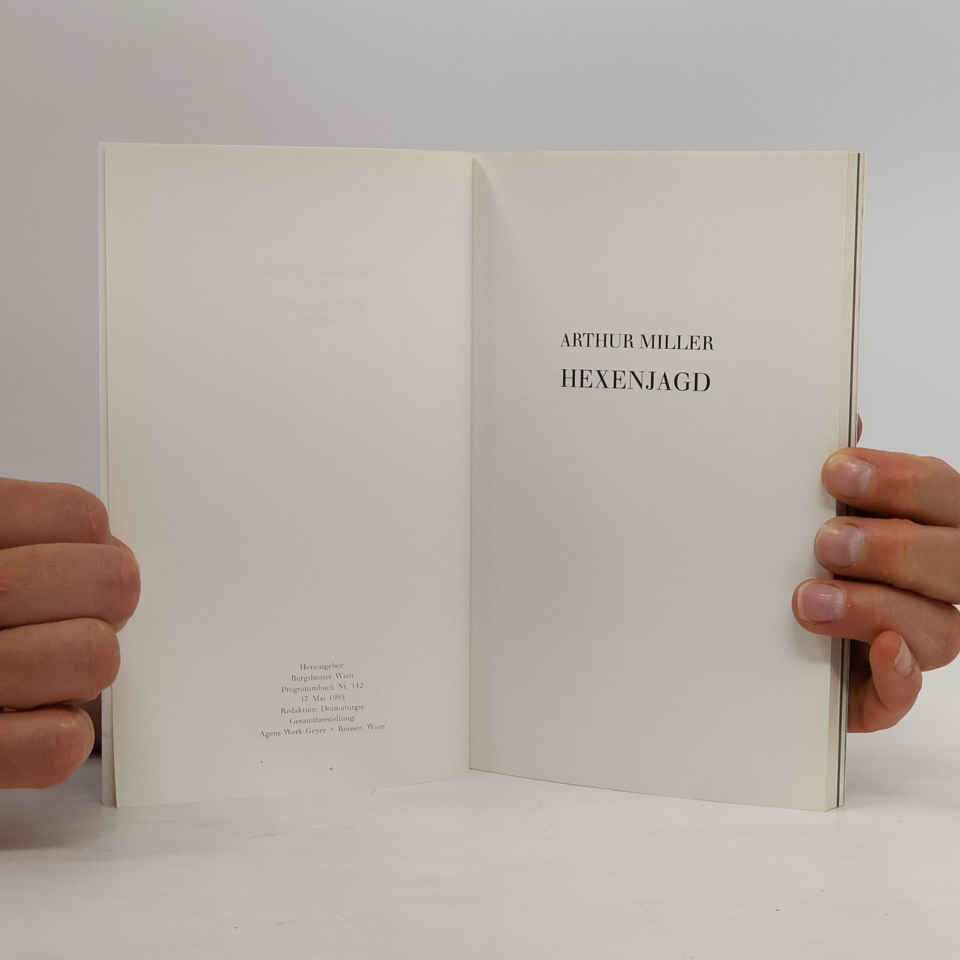 Arthur Miller Hexenjagd