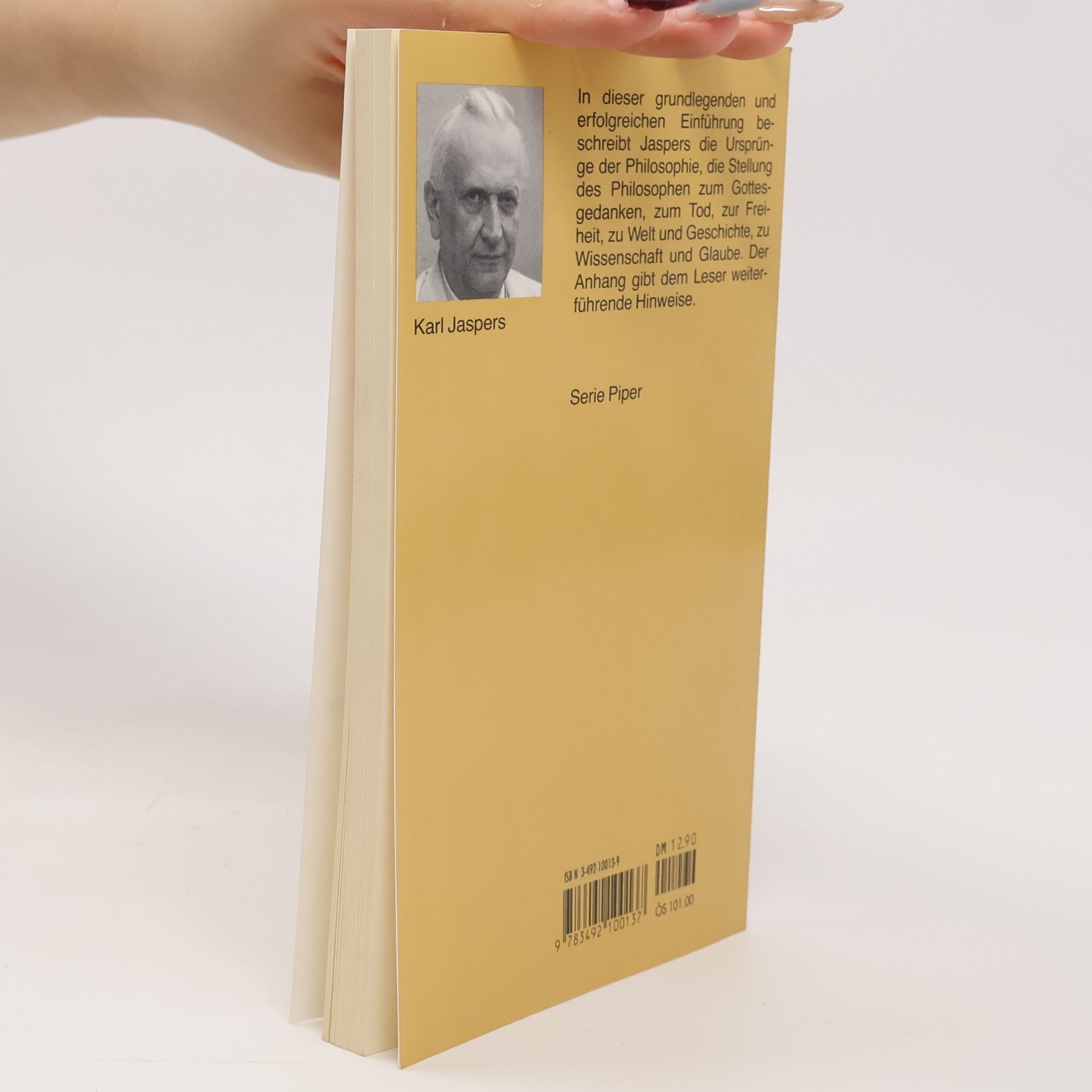 Karl Jaspers Einführung in die Philosophie