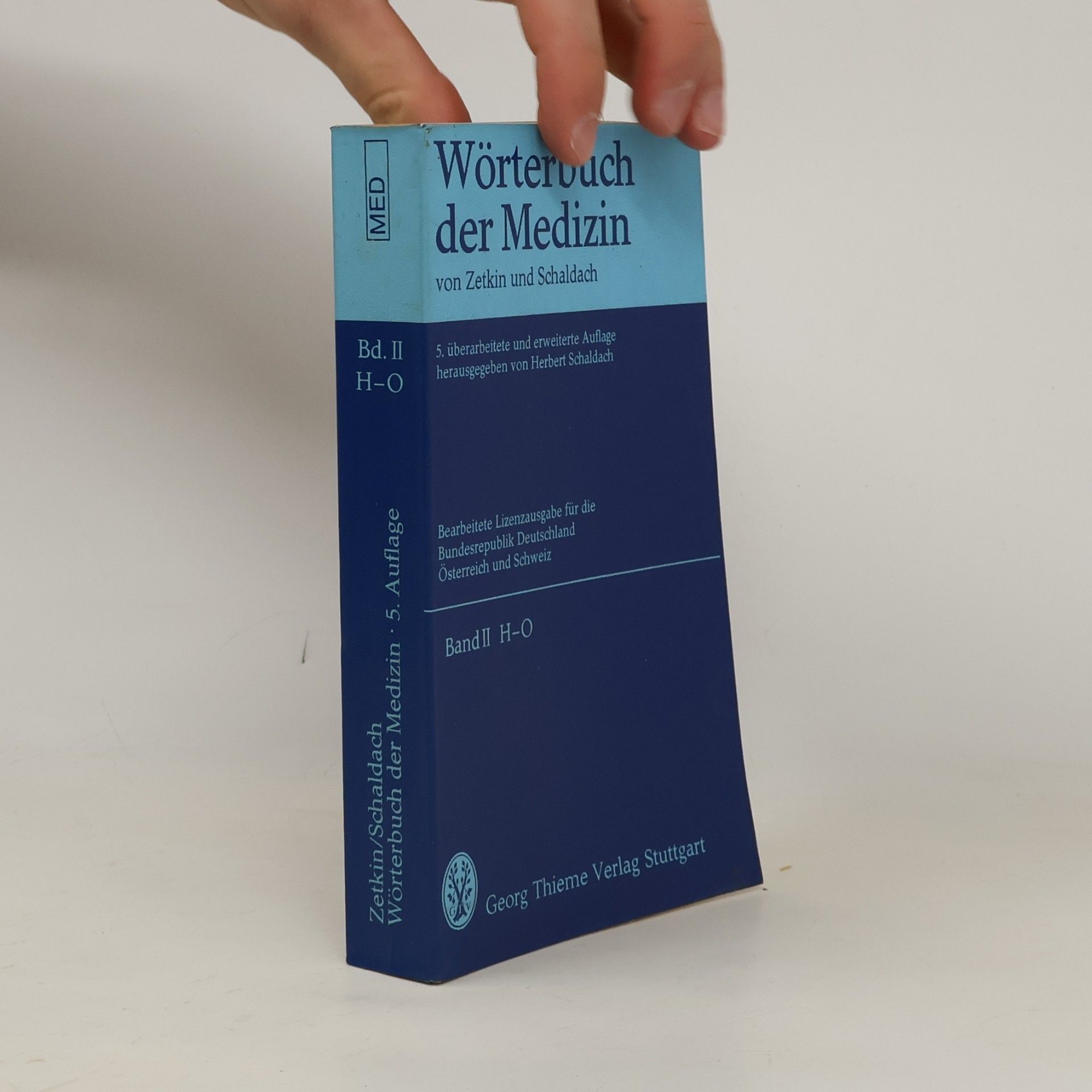 Wörterbuch der Medizin von Zetkin und Schaldach in 3 Bänden