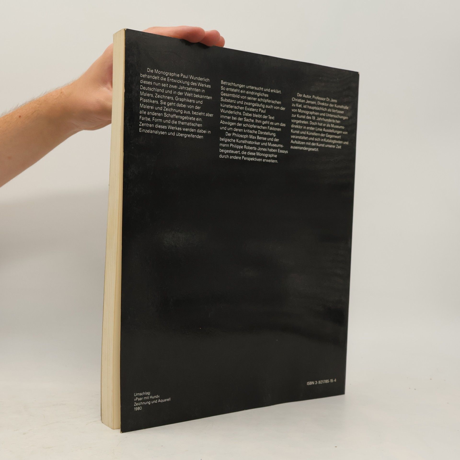 Jens Chriatian Jensen Paul Wunderlich. Eine Werkmonographie