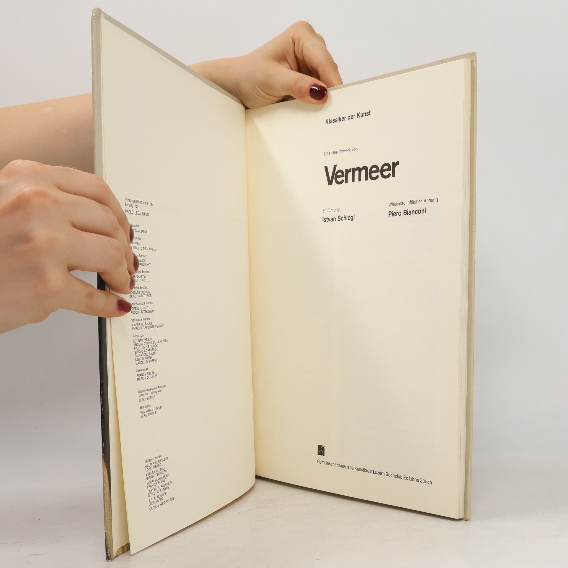 István Schlégl Das Gesamtwerk von Vermeer