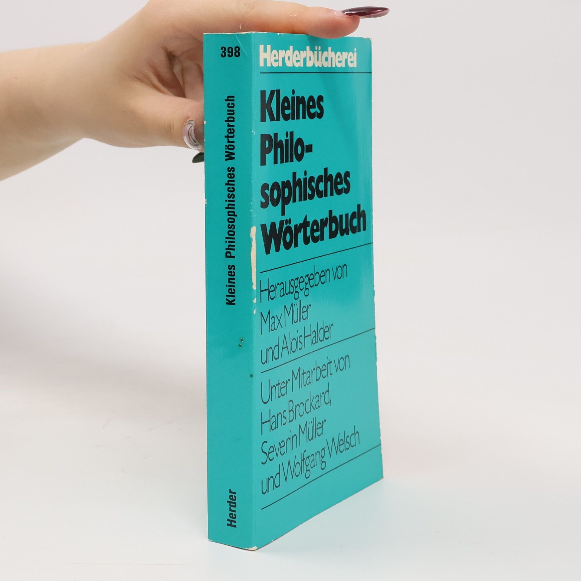 Friedrich Max Müller Kleines philosophisches Wörterbuch