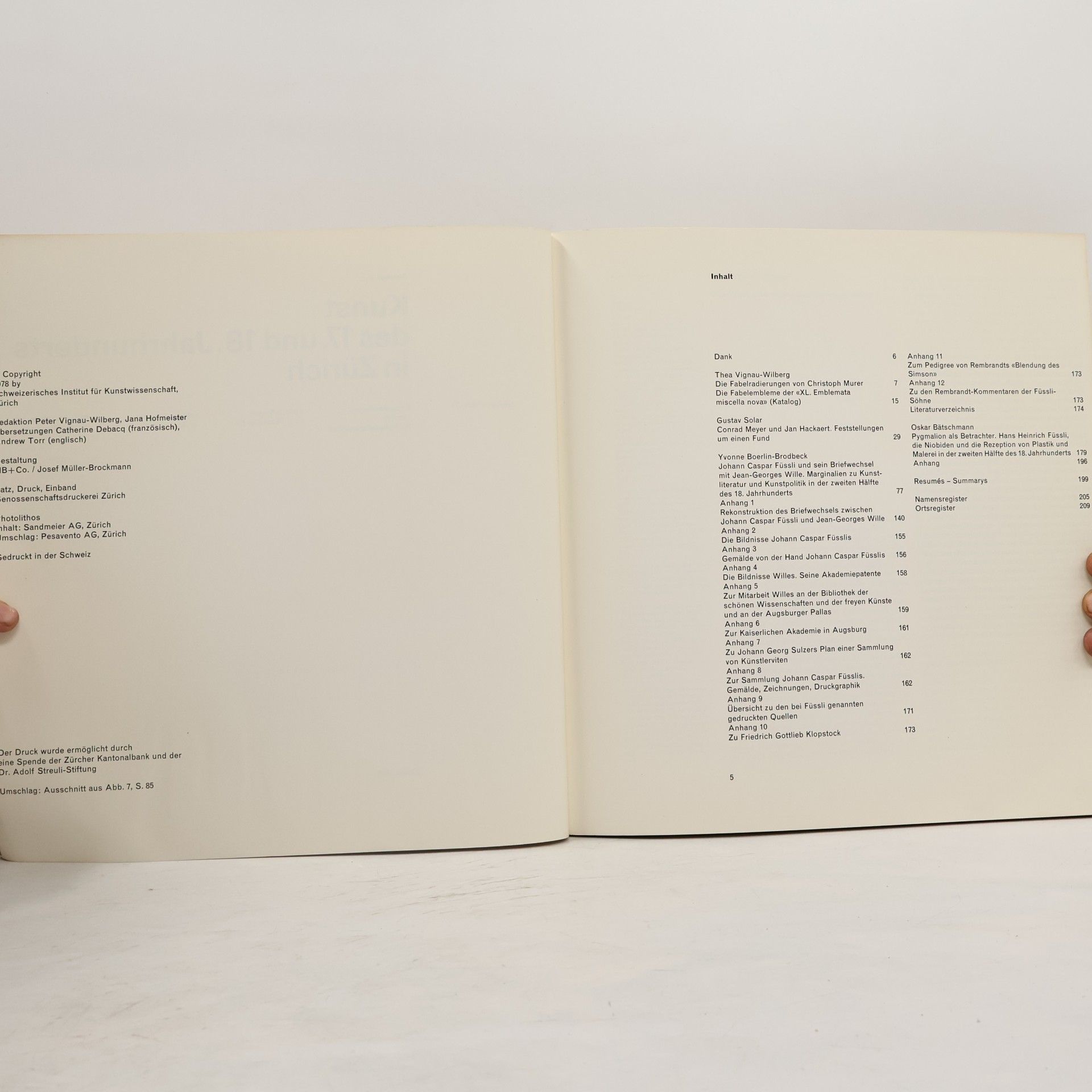 Autorenkollektiv Kunst der 17. und 18. Jahrhunderts in Zürich