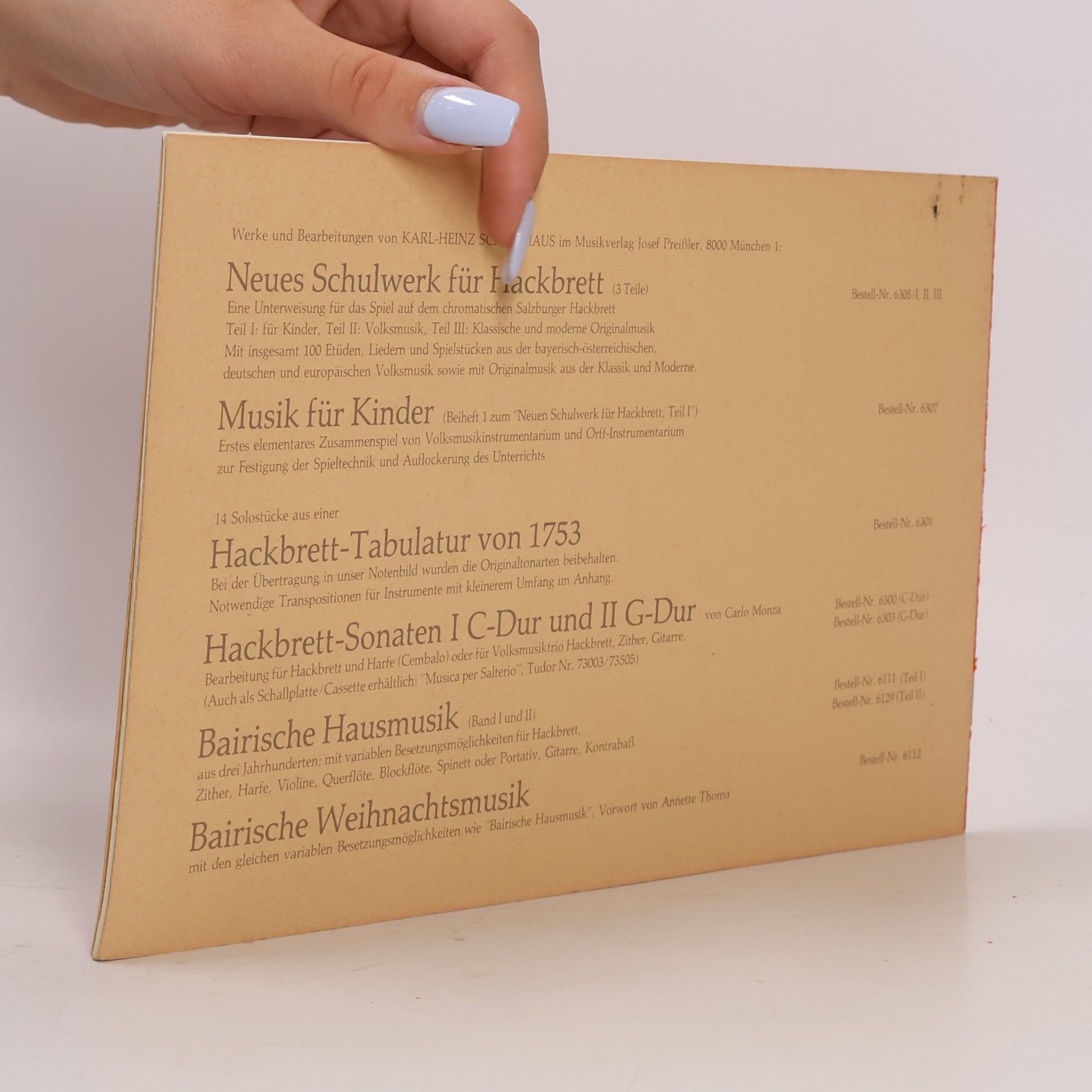 Karl-Heinz Schickhaus Hackbrett-fibel