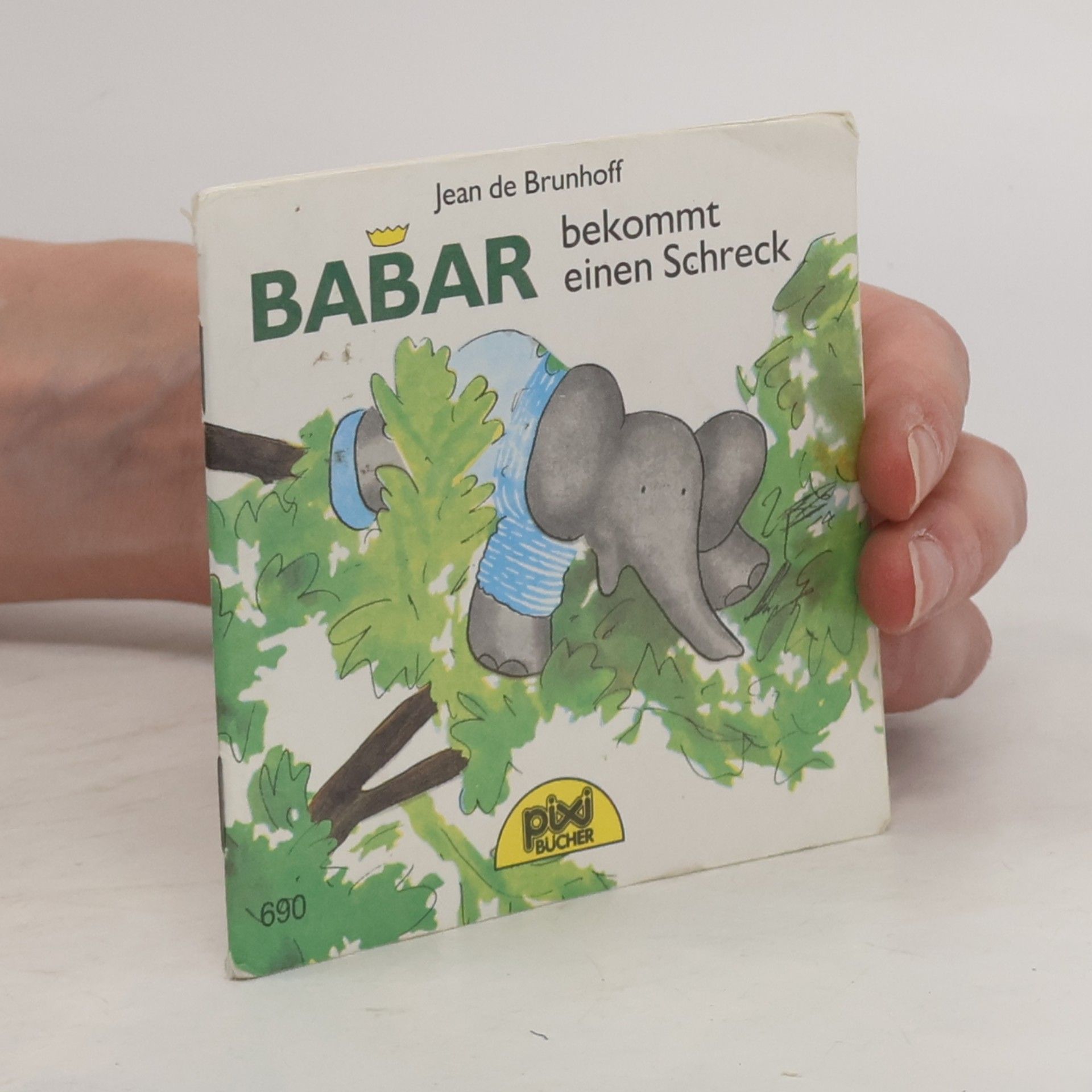 Jean de Brunhoff Babar bekommt einen Schreck