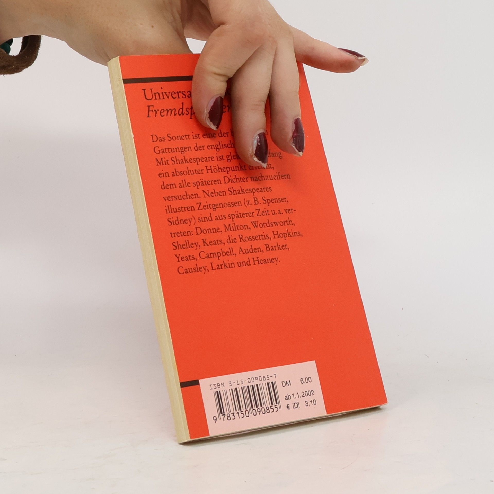 Michael Hanke Fifty English Sonnets