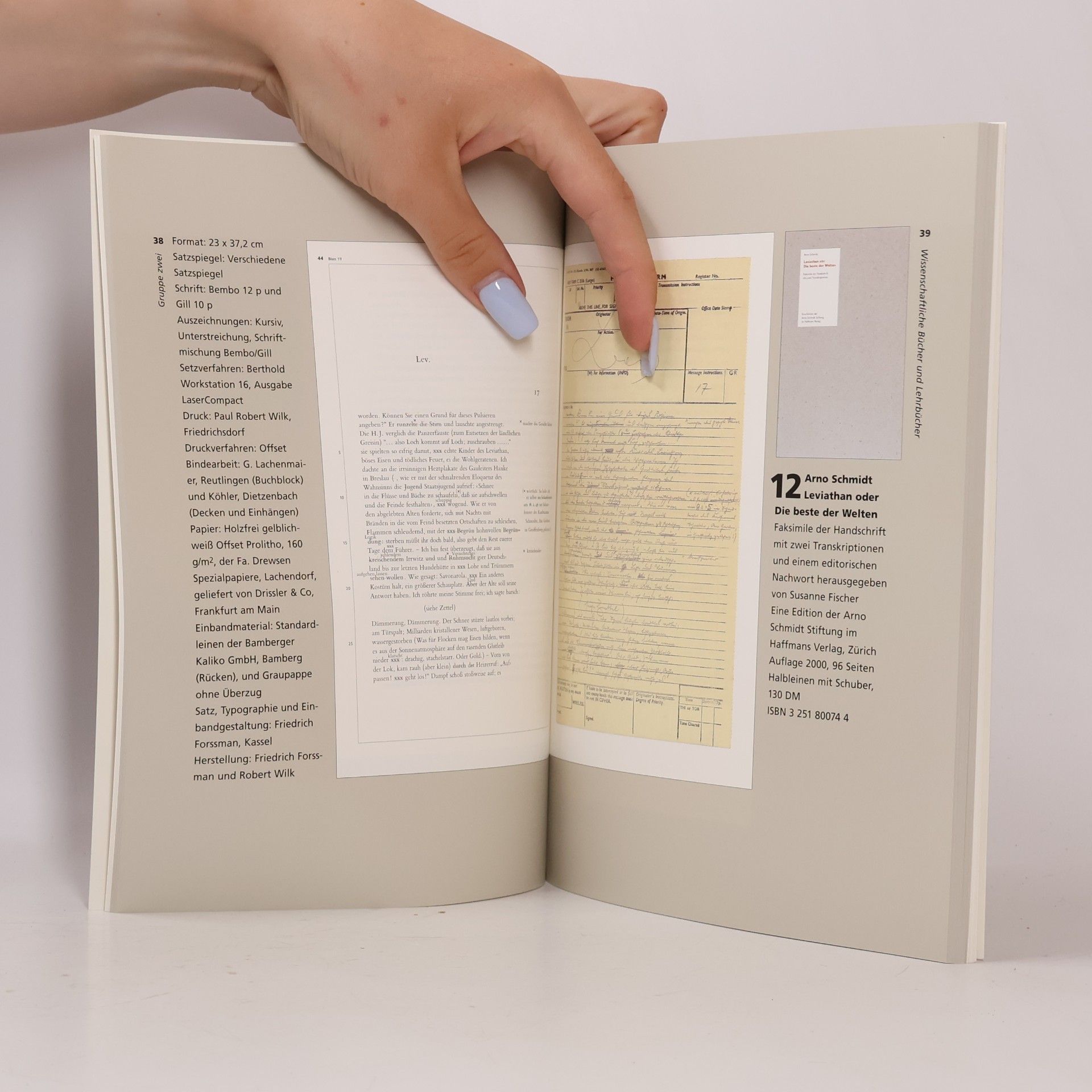Ingrid Ott Die schönsten deutschen Bücher 1994