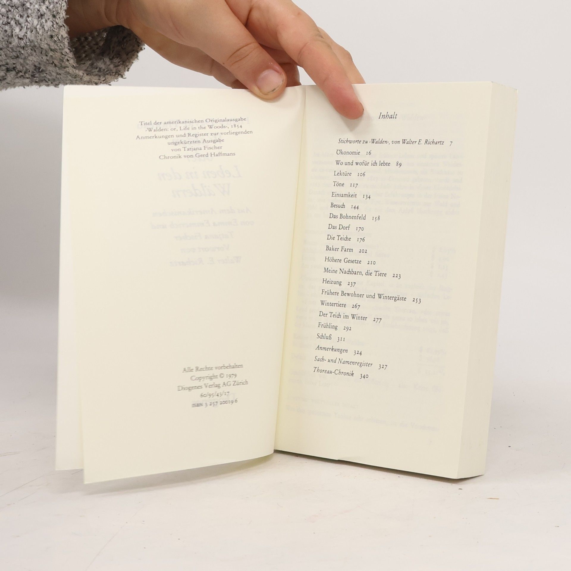 Henry David Thoreau Walden oder Leben in den Wäldern