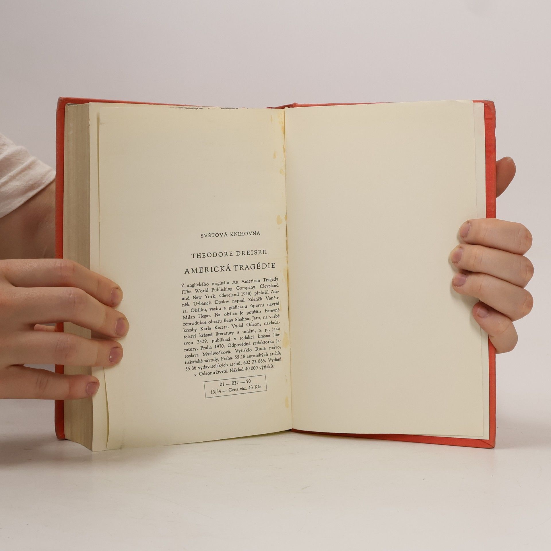 Theodore Dreiser Americká tragédie