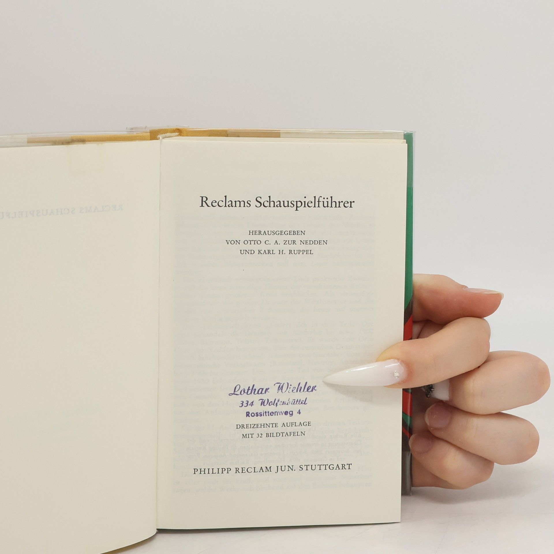 Autorenkollektiv Reclams Schauspiel-Führer