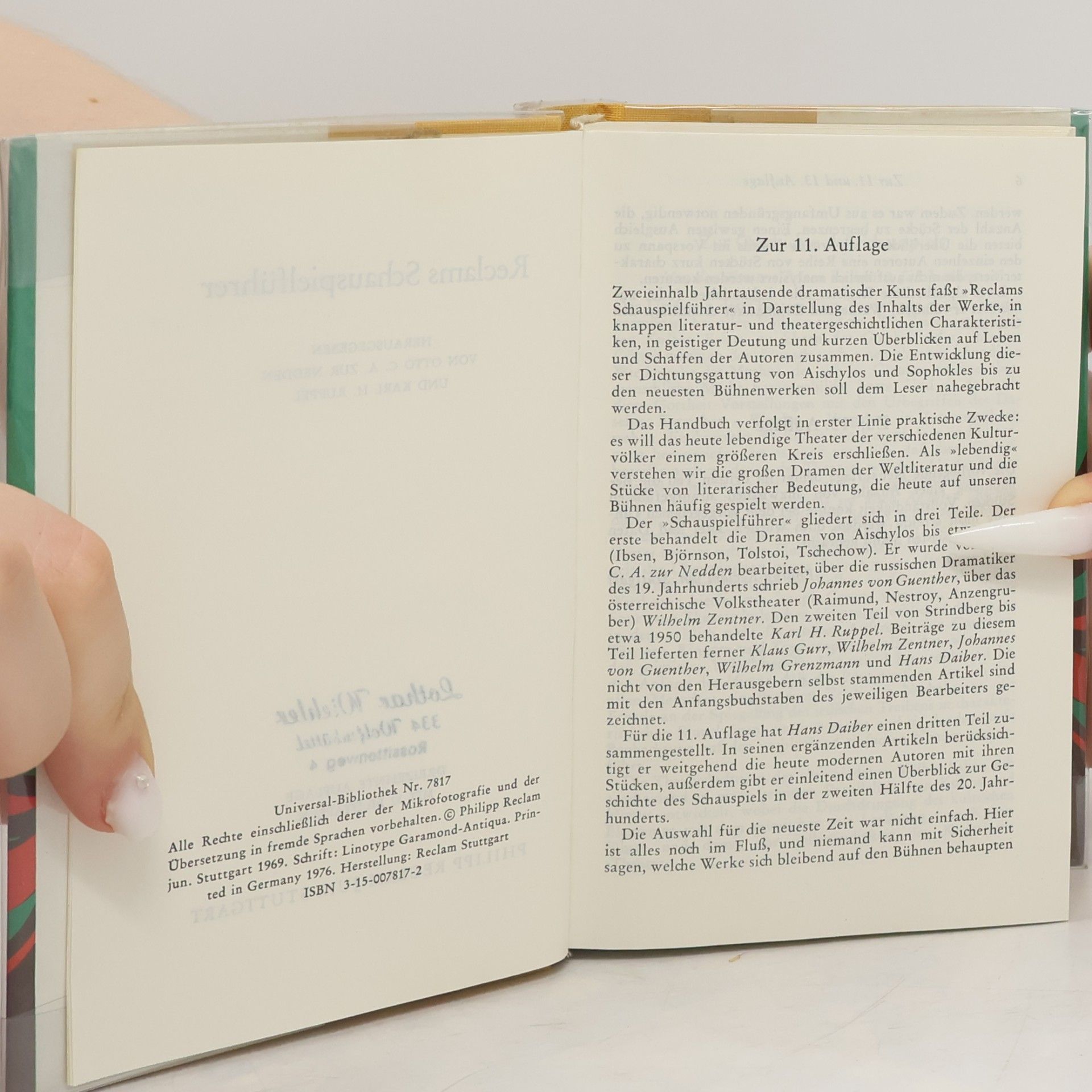 Autorenkollektiv Reclams Schauspiel-Führer