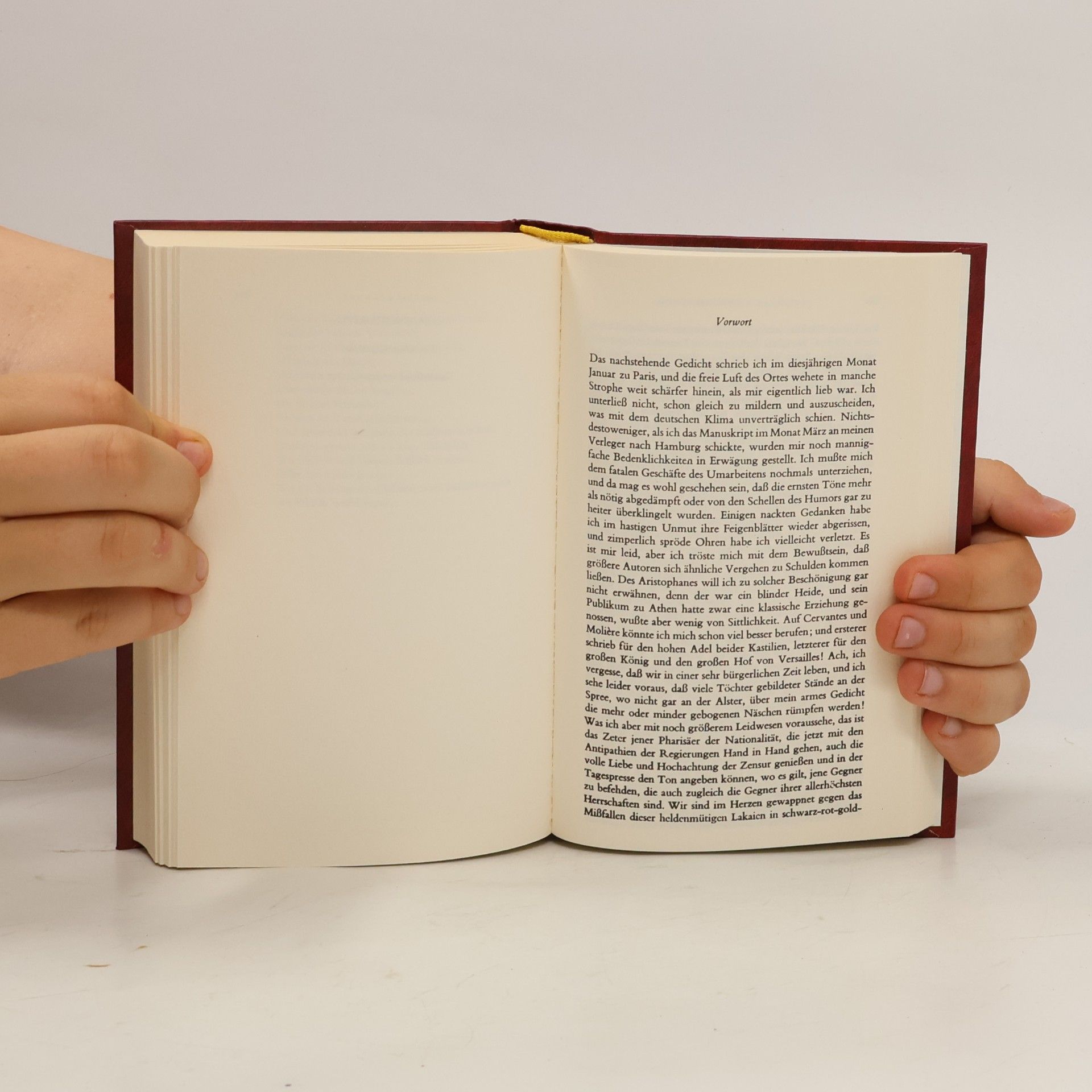 Heinrich Heine Buch der Lieder. Deutschland, ein Wintermärchen