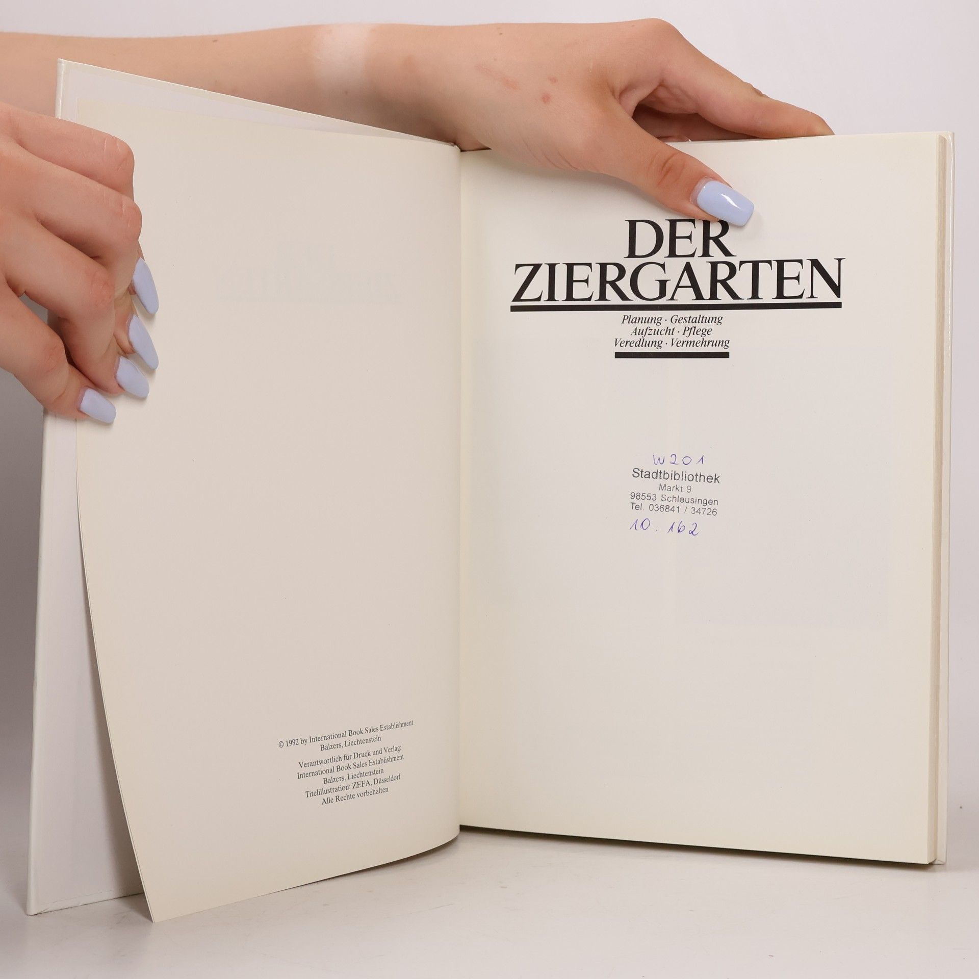 Joachim Breschke Der Ziergarten